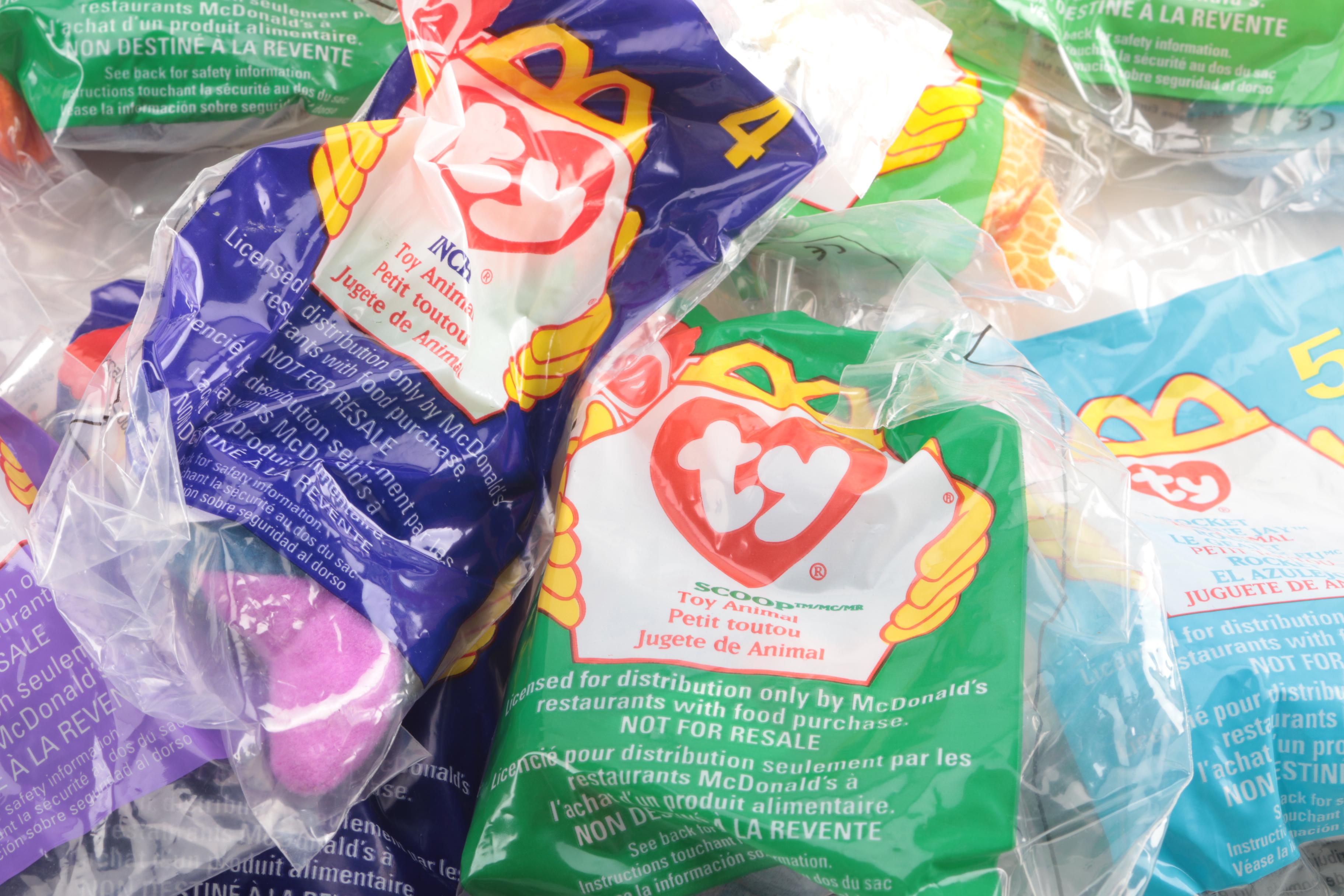 McDonald's "Happy Meal" Beanie Babies in Packages