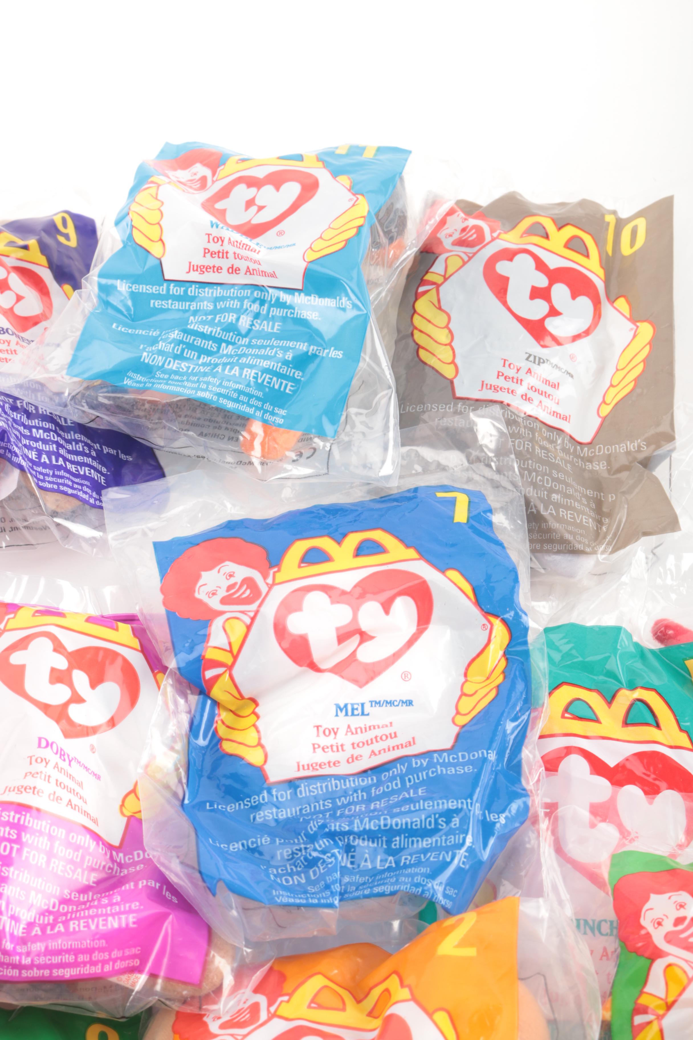 McDonald's "Happy Meal" Beanie Babies in Packages
