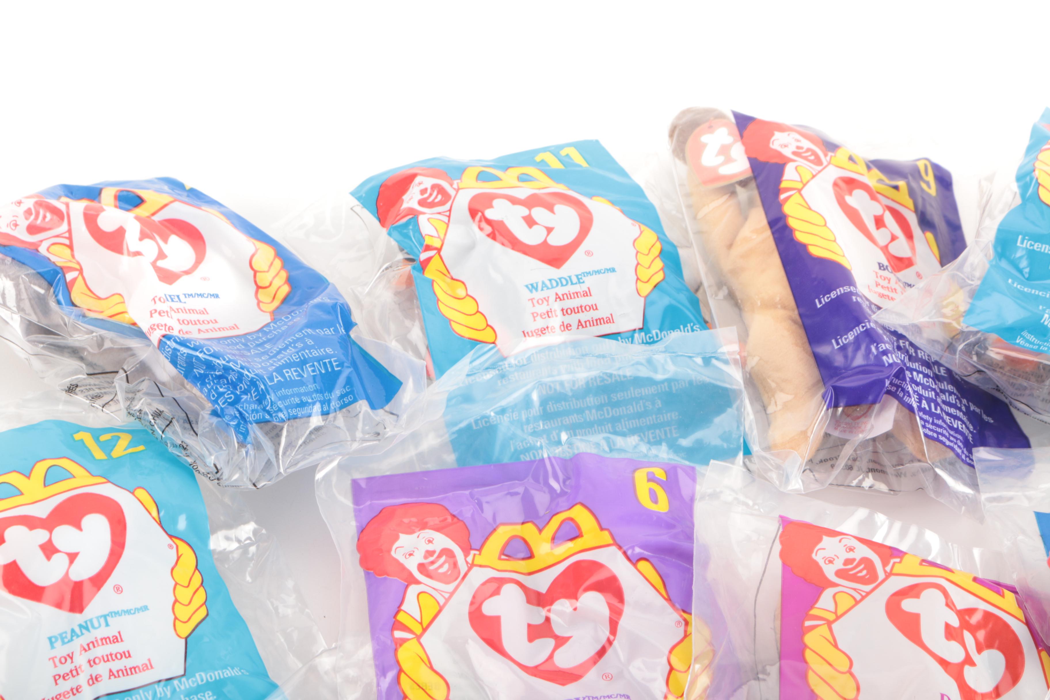McDonald's "Happy Meal" Beanie Babies in Packages