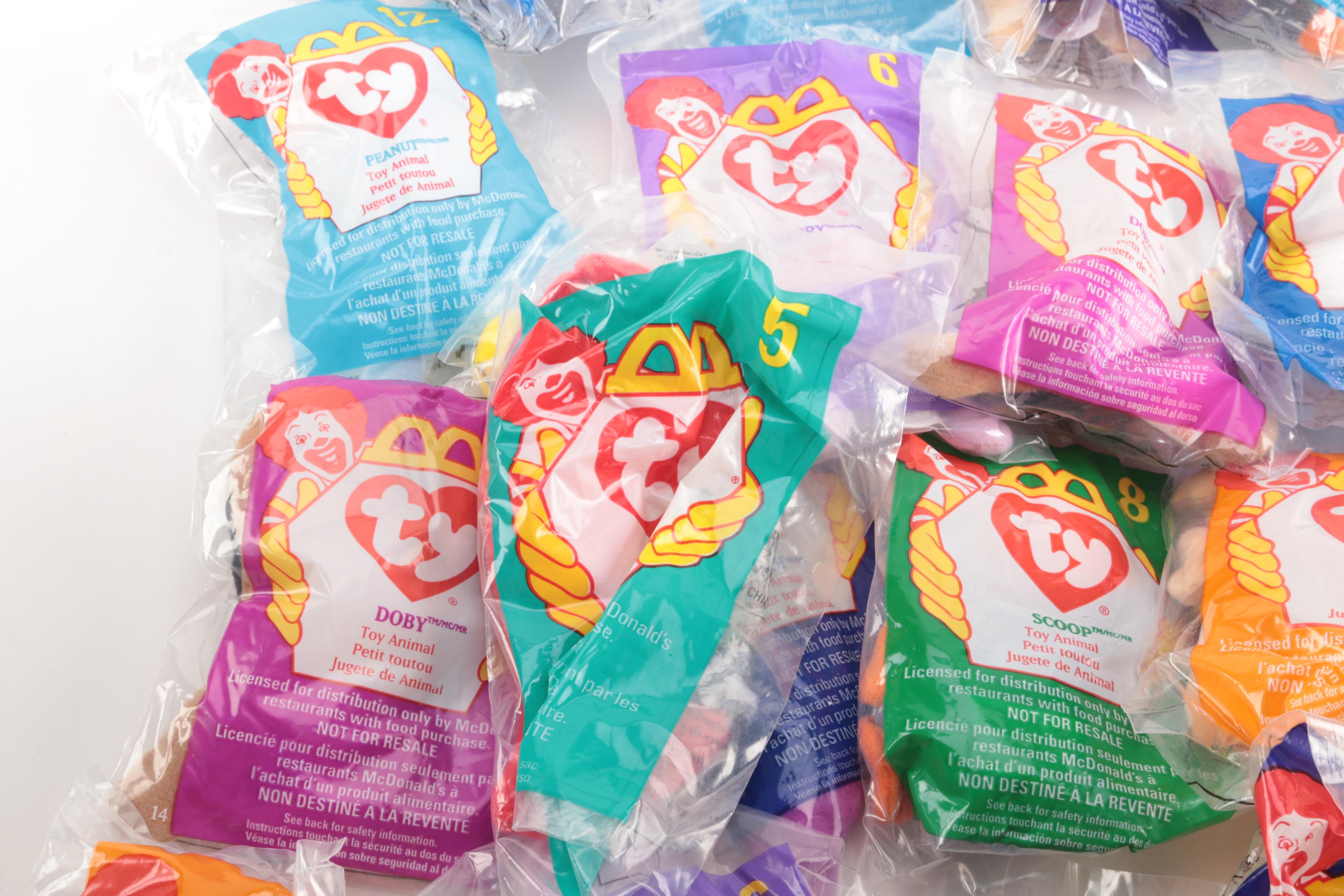 McDonald's "Happy Meal" Beanie Babies in Packages