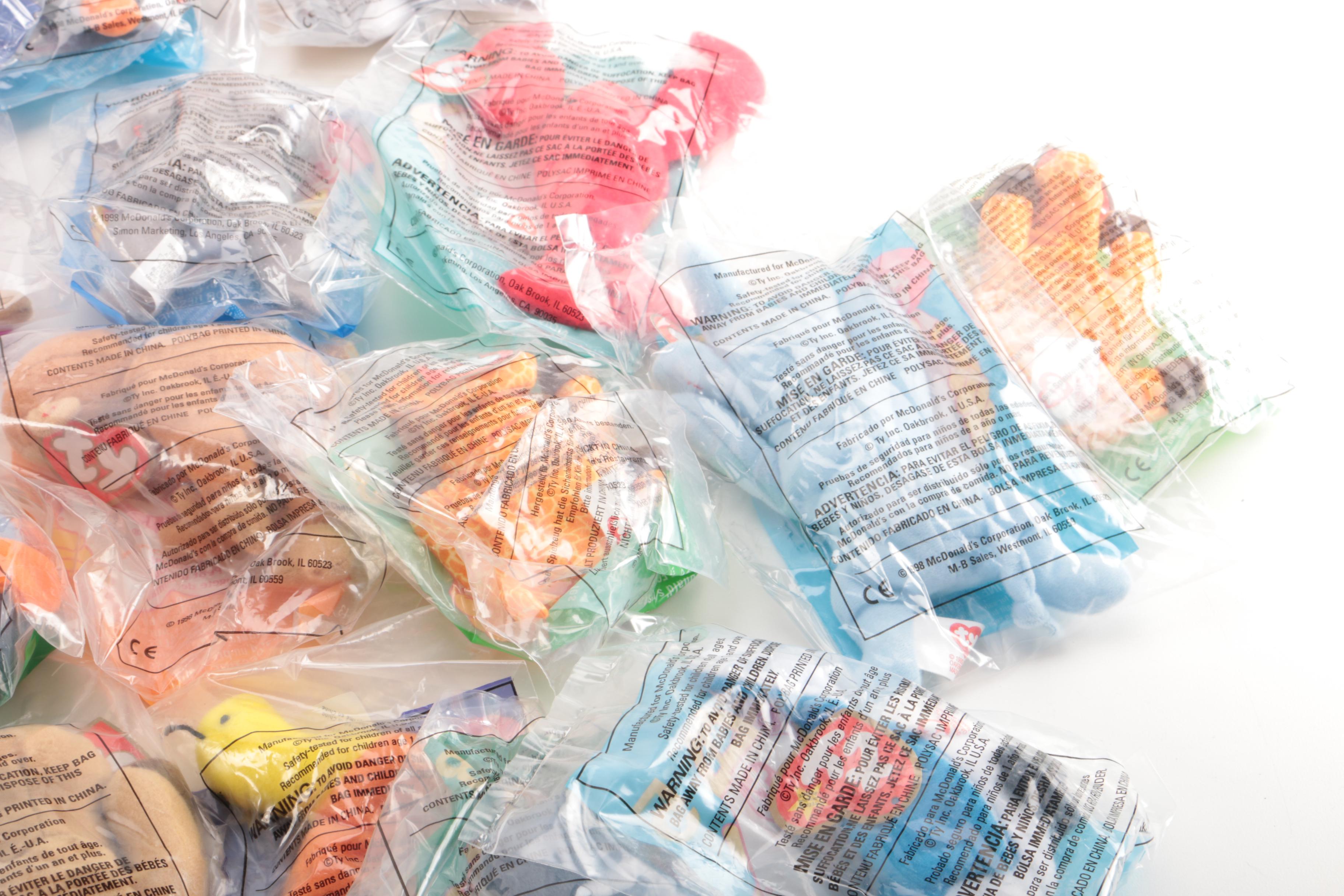 McDonald's "Happy Meal" Beanie Babies in Packages