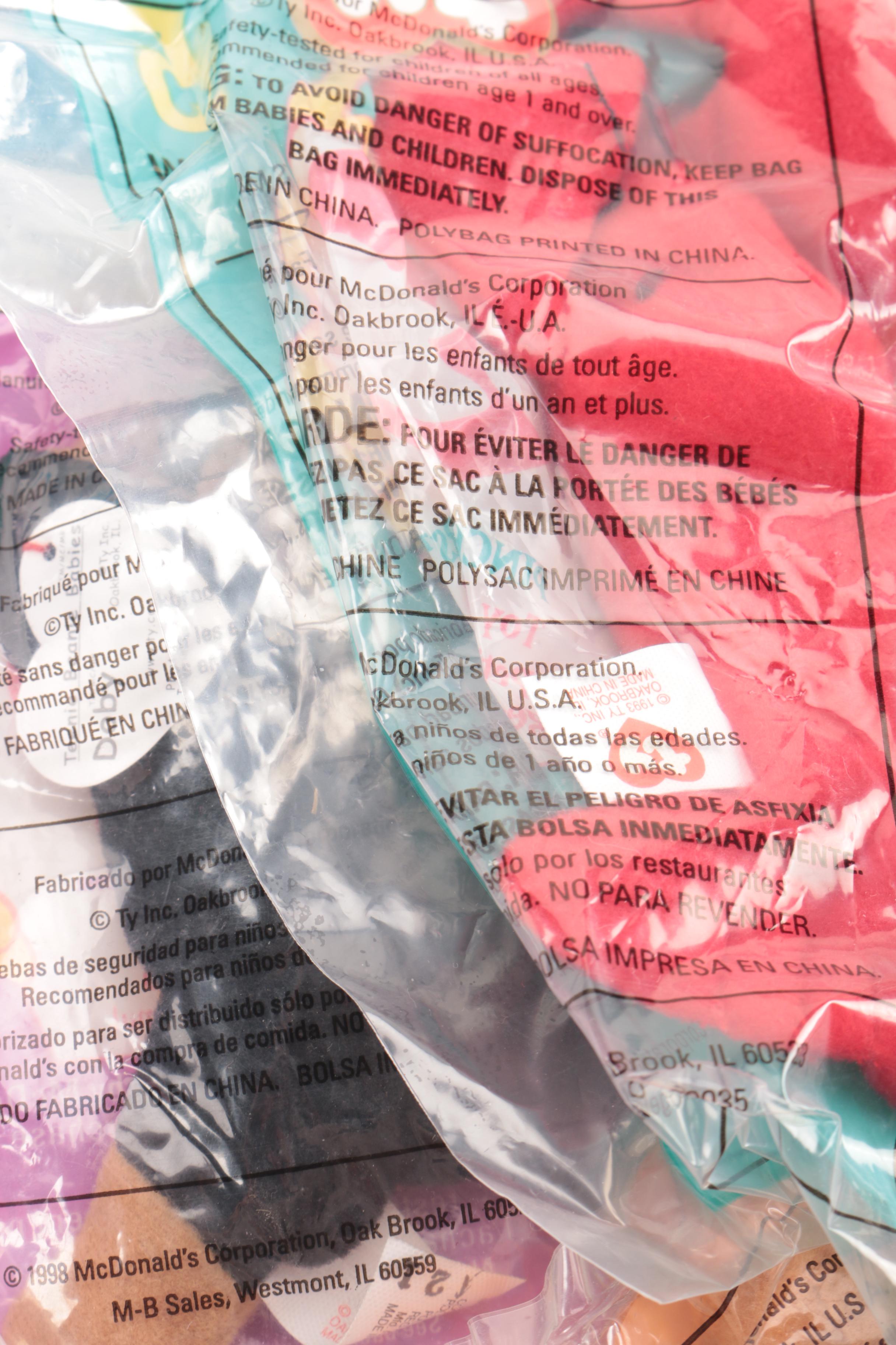 McDonald's "Happy Meal" Beanie Babies in Packages