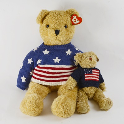 Ty Large and Small Teddy Bears