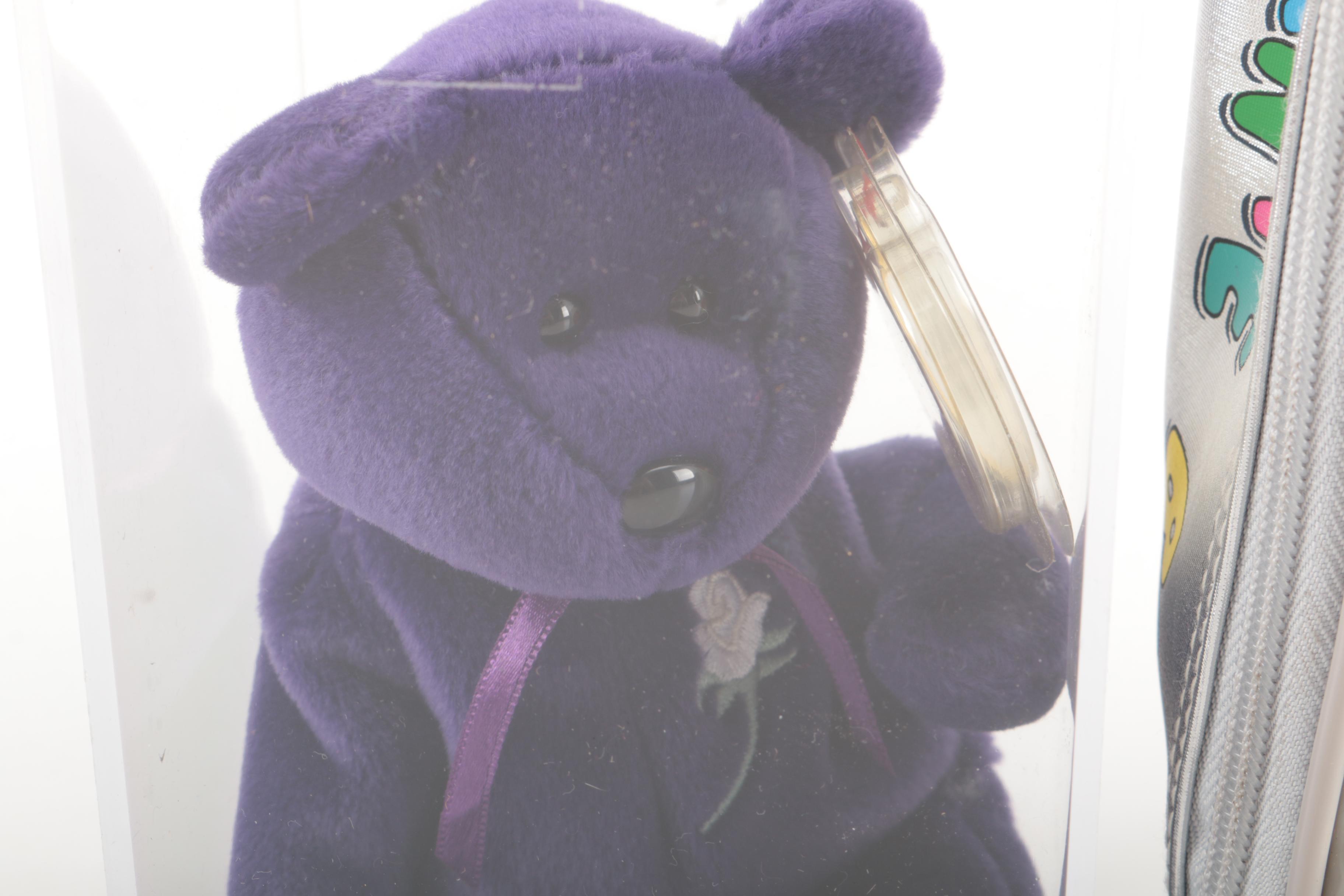 1999 Ty Beanie Babies Official Club Kit and Beanie Babies Including Princess the Bear