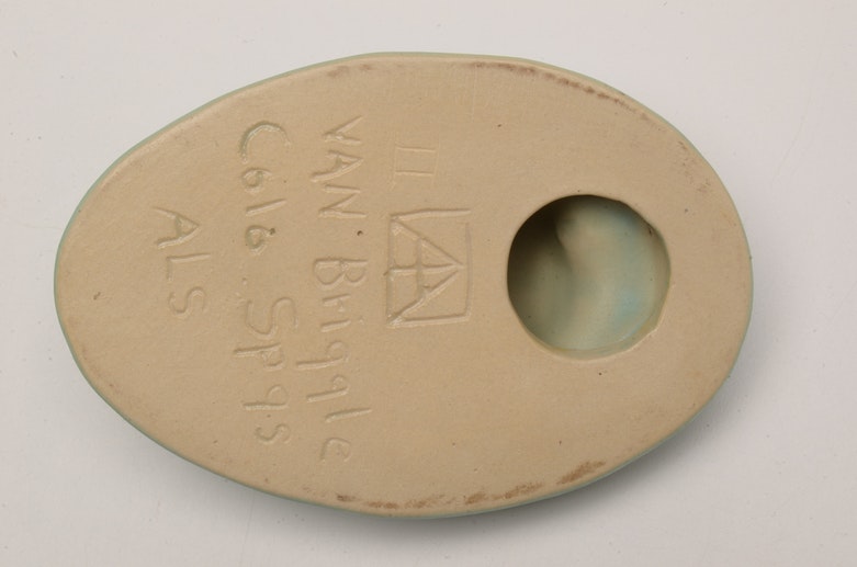 Van Briggle "Indian Head" Man and Woman Plaques