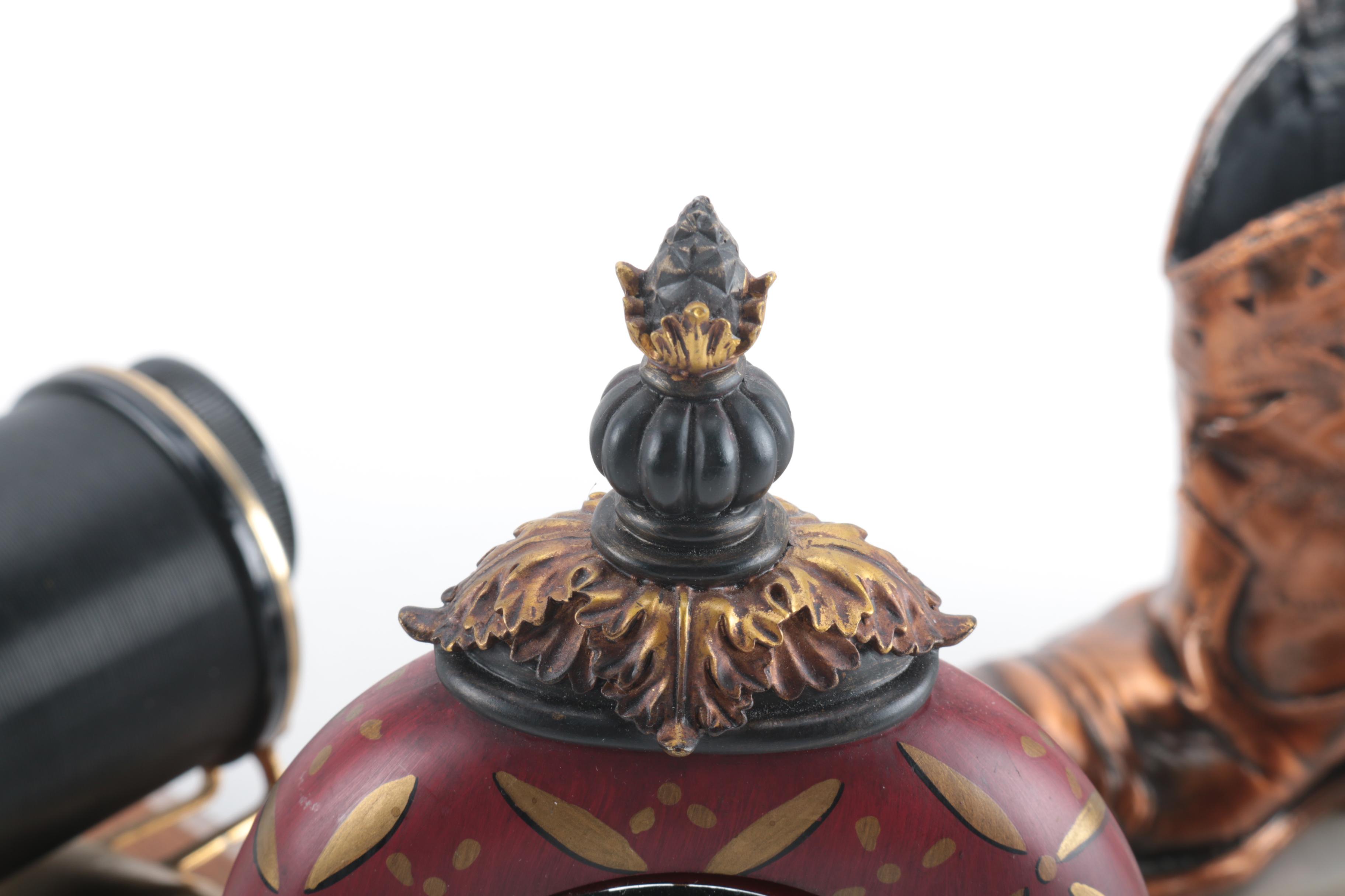 Desk and Mantel Decor