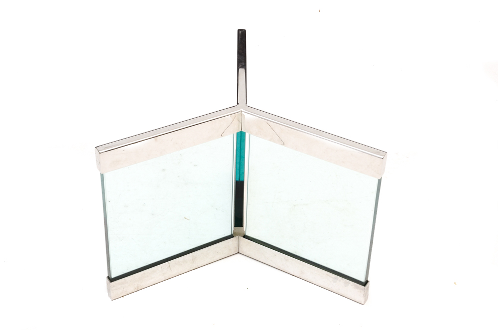 Contemporary Style Round Glass Coffee Table