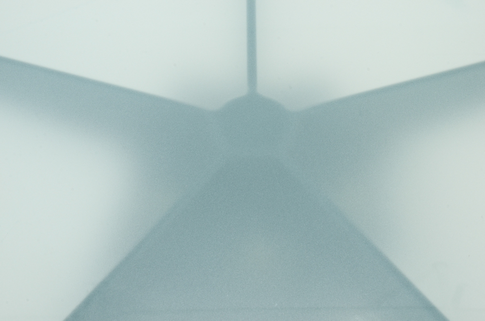 Modernist Round Glass and Black Marble Dining Table