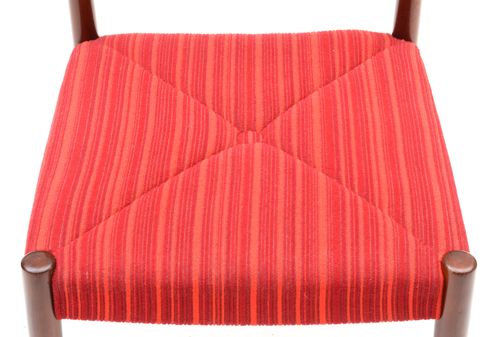 Danish Modern Upholstered Dining Chairs