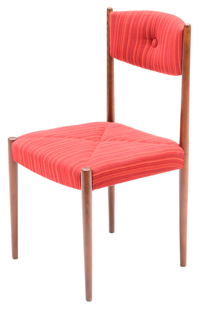 Danish Modern Upholstered Dining Chairs