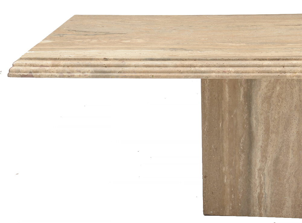 Rectangular Travertine Marble Dining Table