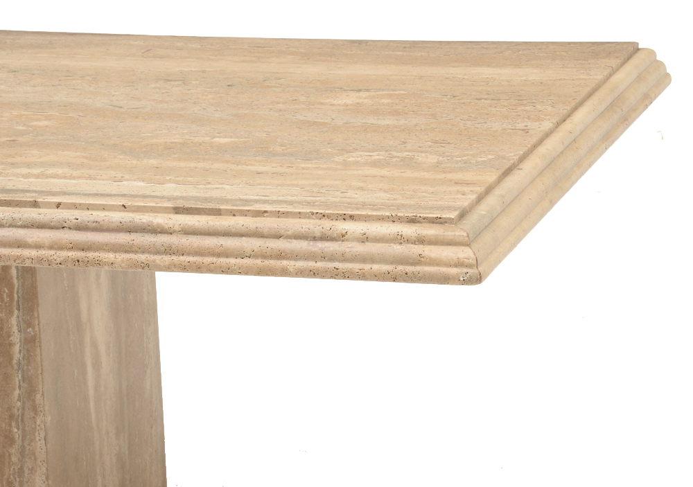 Rectangular Travertine Marble Dining Table