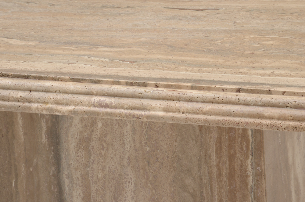 Rectangular Travertine Marble Dining Table