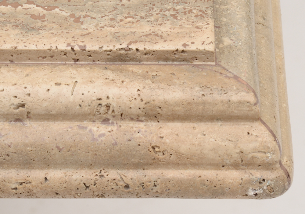 Rectangular Travertine Marble Dining Table