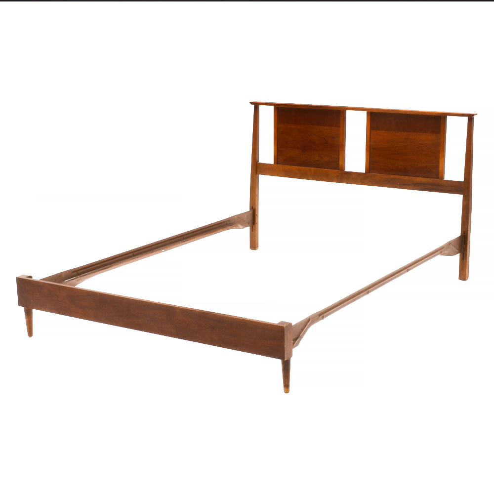 Danish Modern Style Full Bed Frame