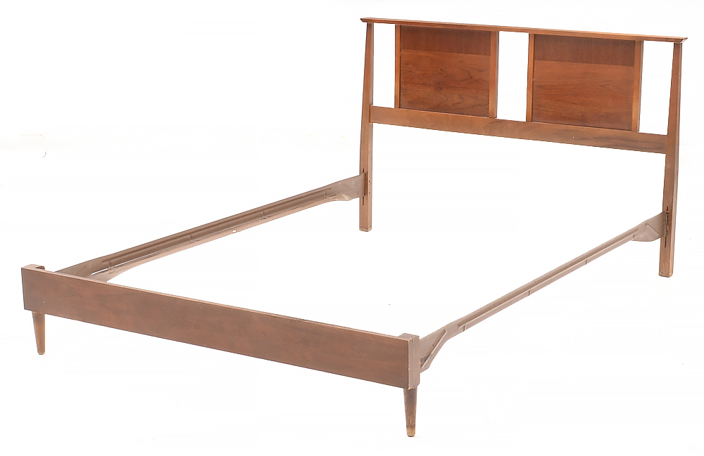 Danish Modern Style Full Bed Frame