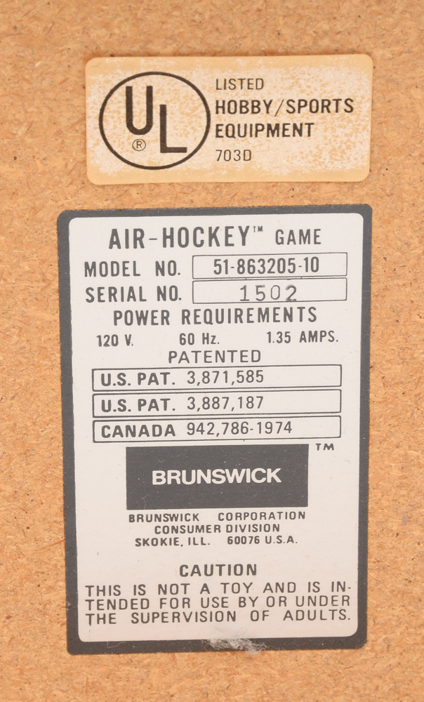 Varsity Air-Hockey Game