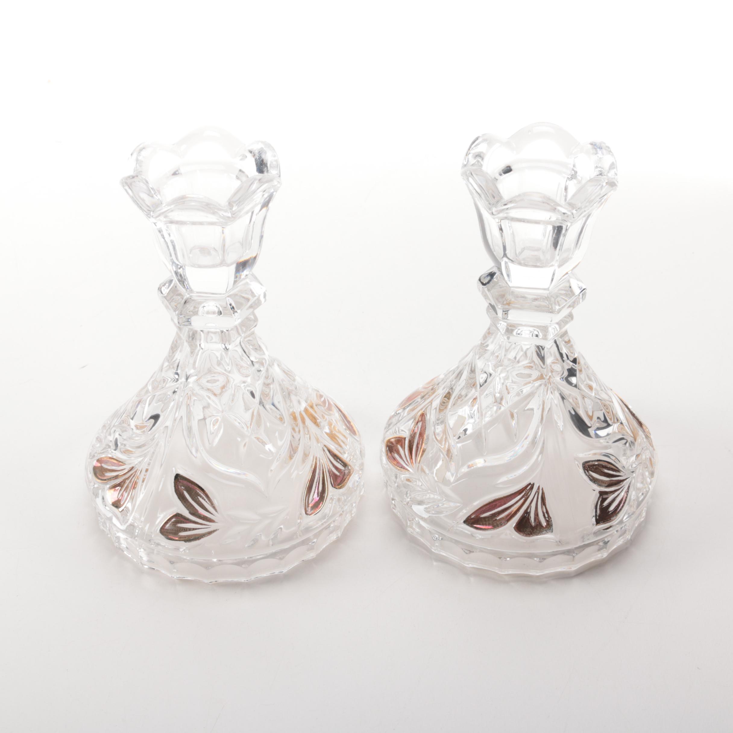 Decorative Pressed  Glass Decanters