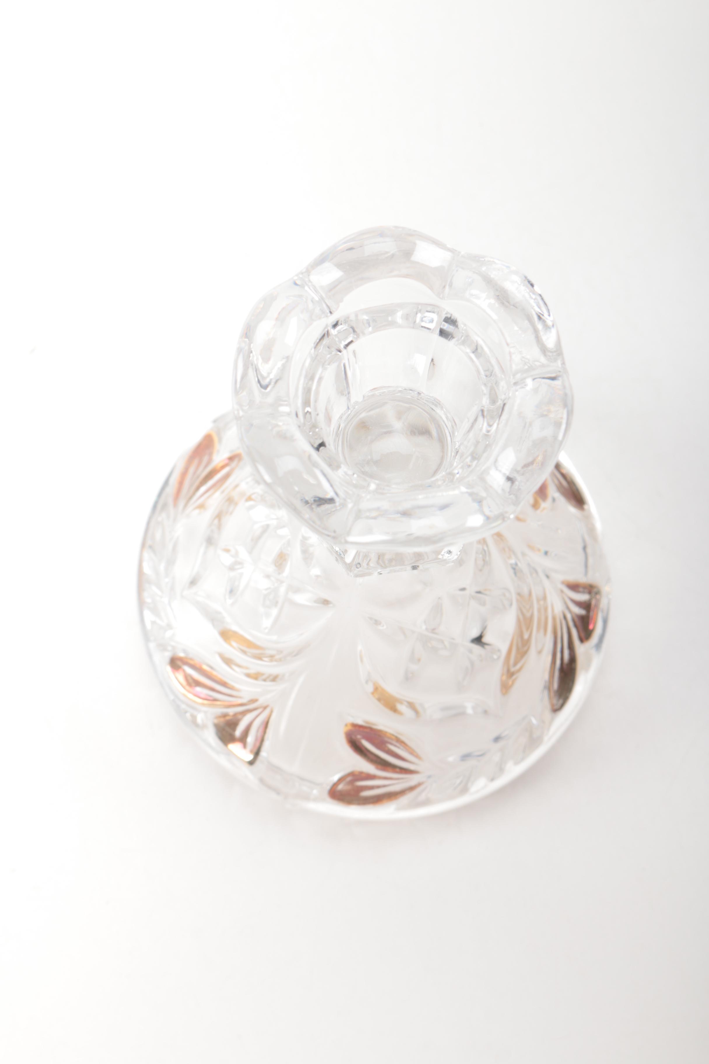 Decorative Pressed  Glass Decanters