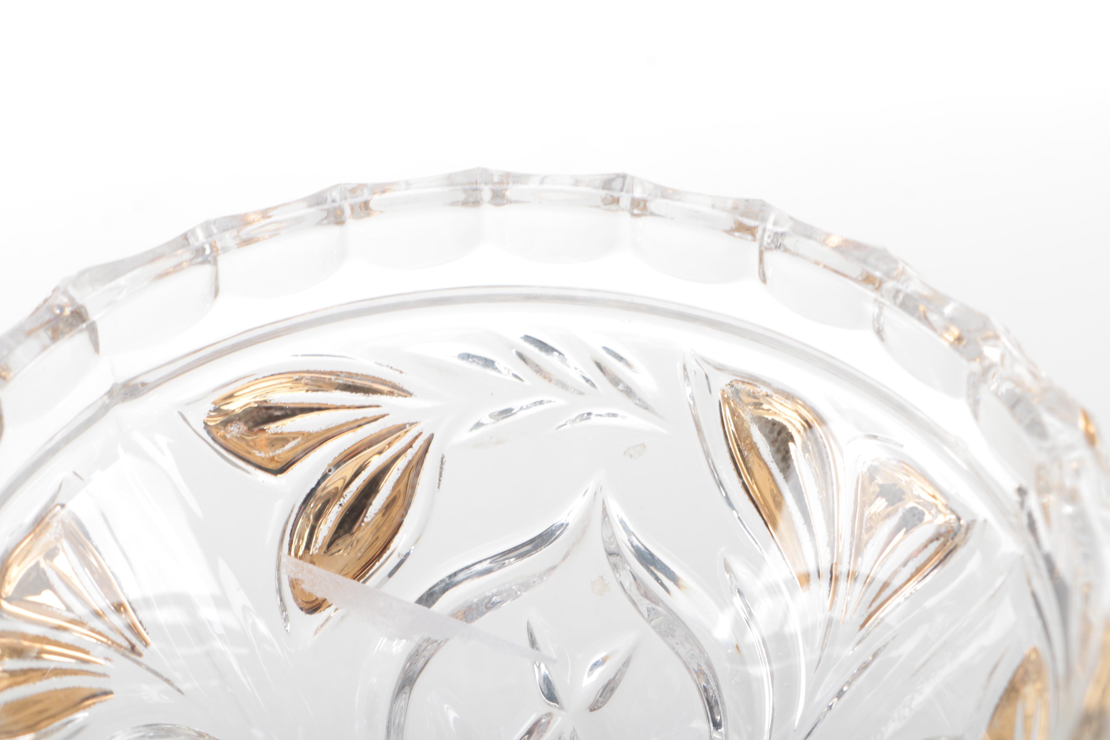 Decorative Pressed  Glass Decanters