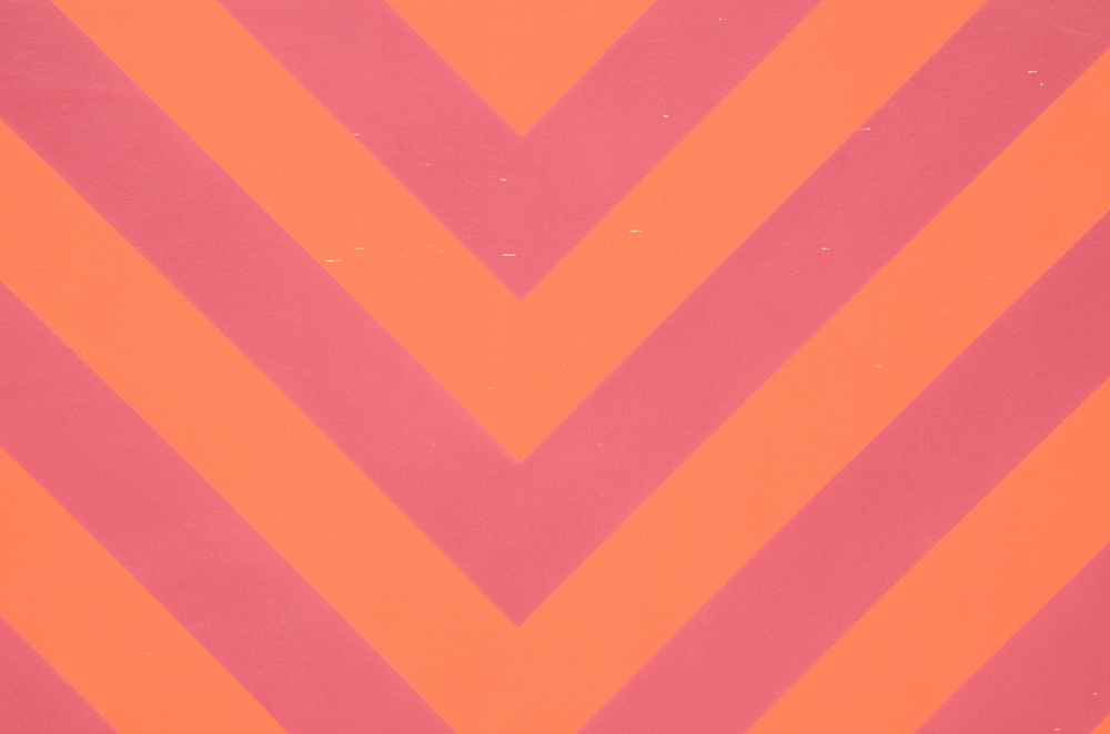 Pair of Vintage Op Art Serigraphs on Canvas