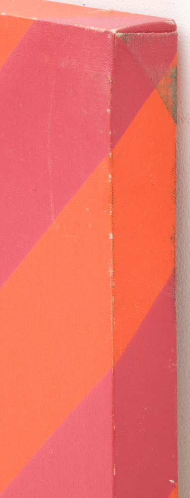 Pair of Vintage Op Art Serigraphs on Canvas