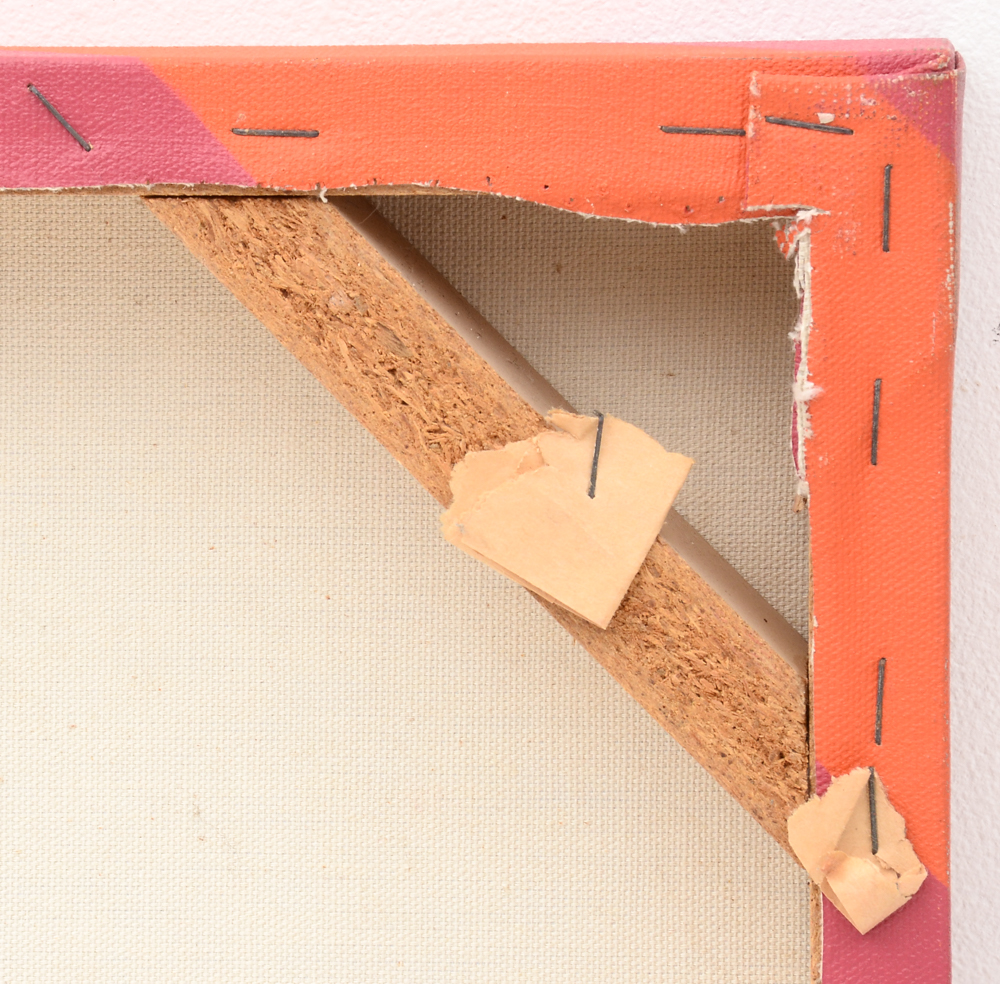 Pair of Vintage Op Art Serigraphs on Canvas