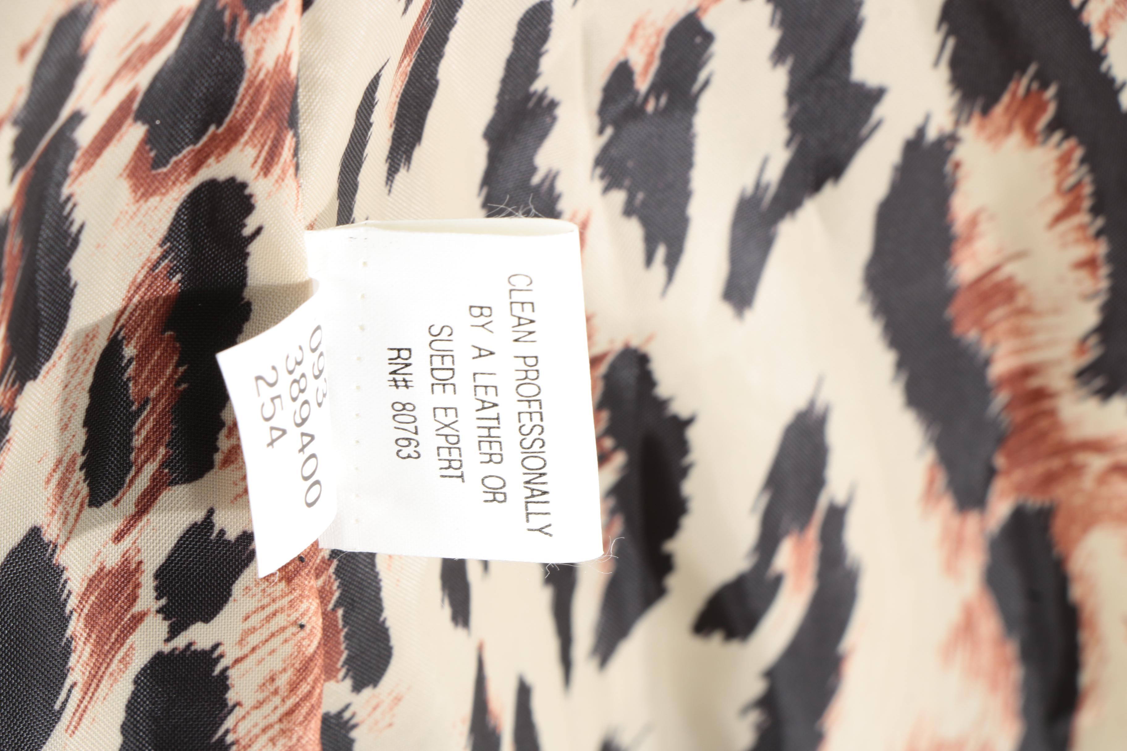 Moda International Suede and Faux Fur Coat