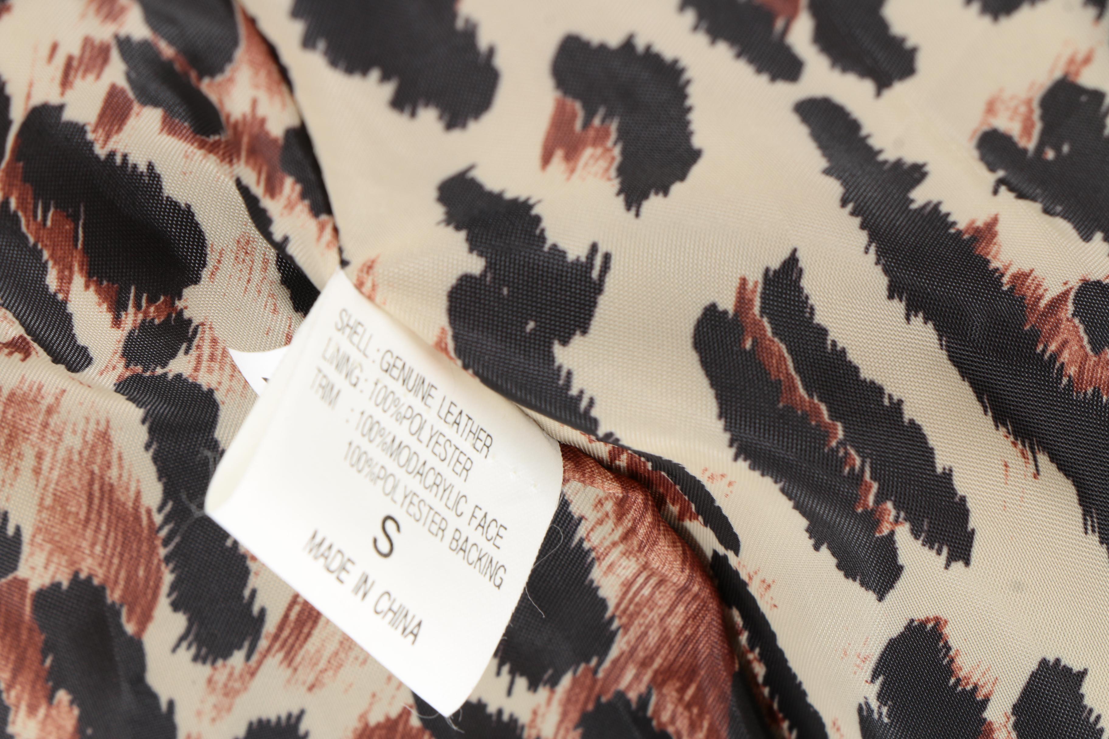 Moda International Suede and Faux Fur Coat