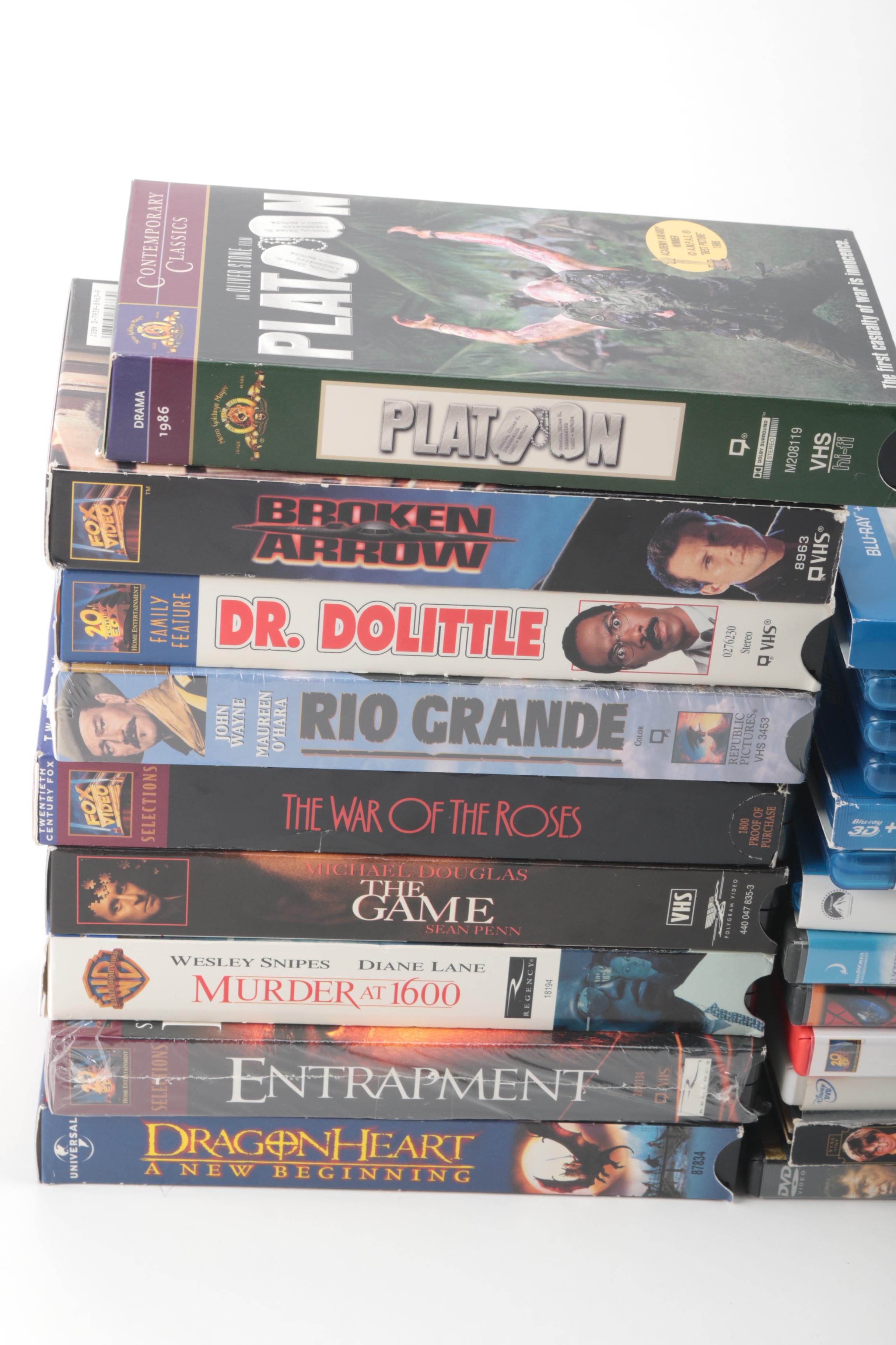 Soul/Pop CDs and Feature Films on VHS, DVD, Blu-ray