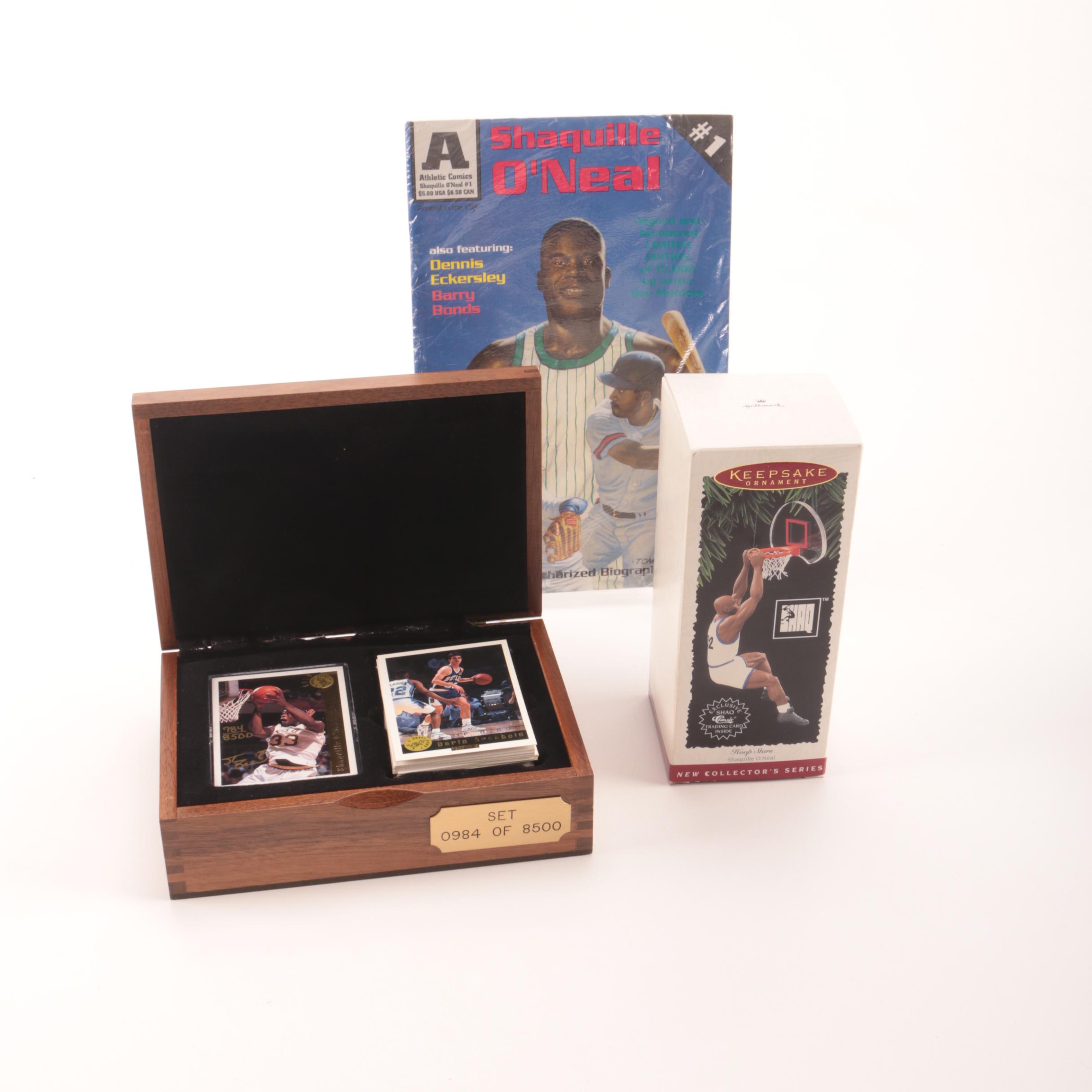 Shaquille O'Neal Autographed Rookie Card and Other Shaq Memorabilia