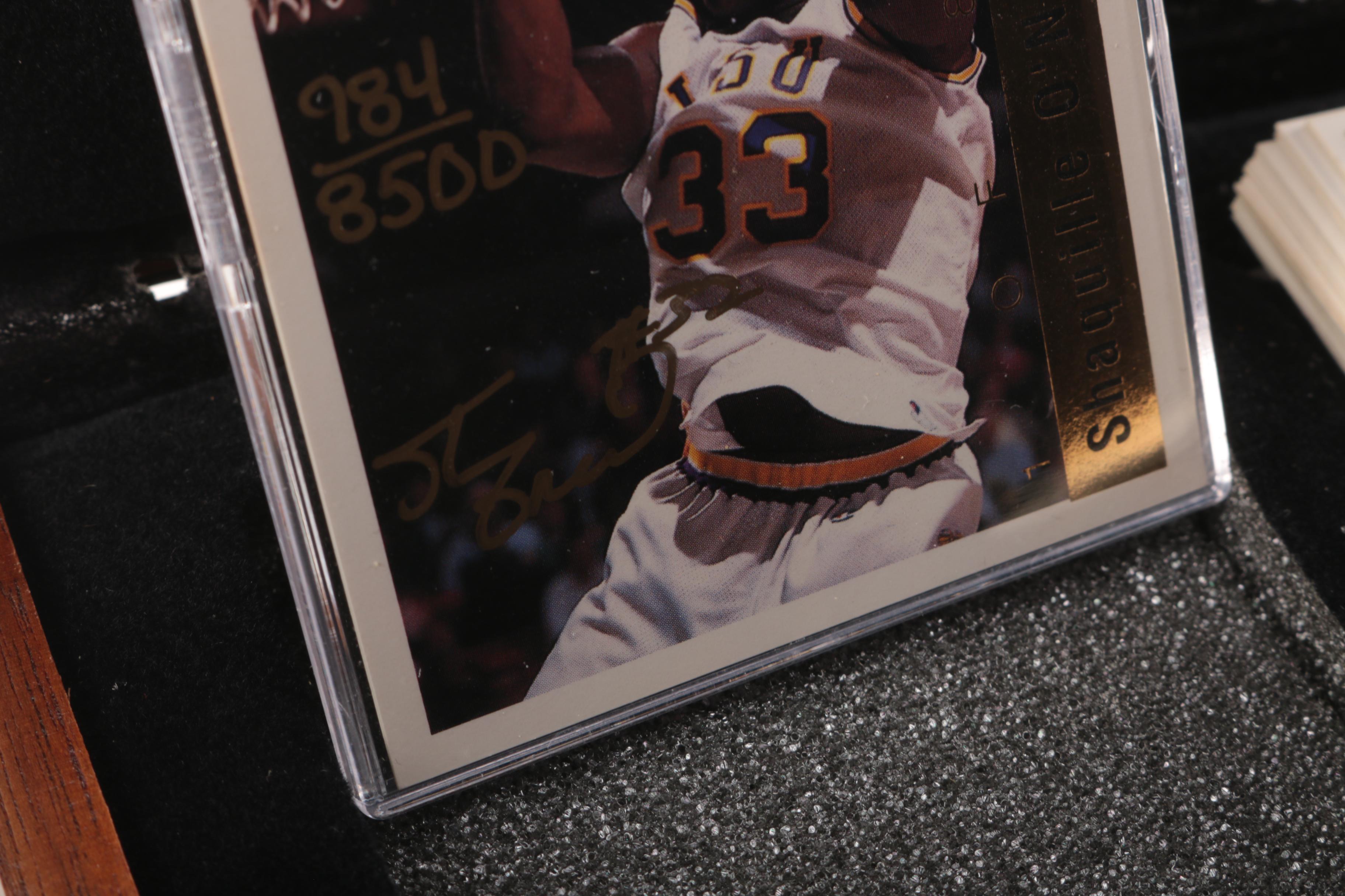 Shaquille O'Neal Autographed Rookie Card and Other Shaq Memorabilia