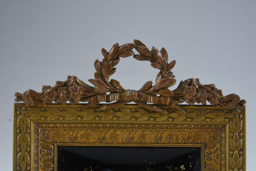 19th Century French Limoges Grisaille Enamel Plaque, Signed