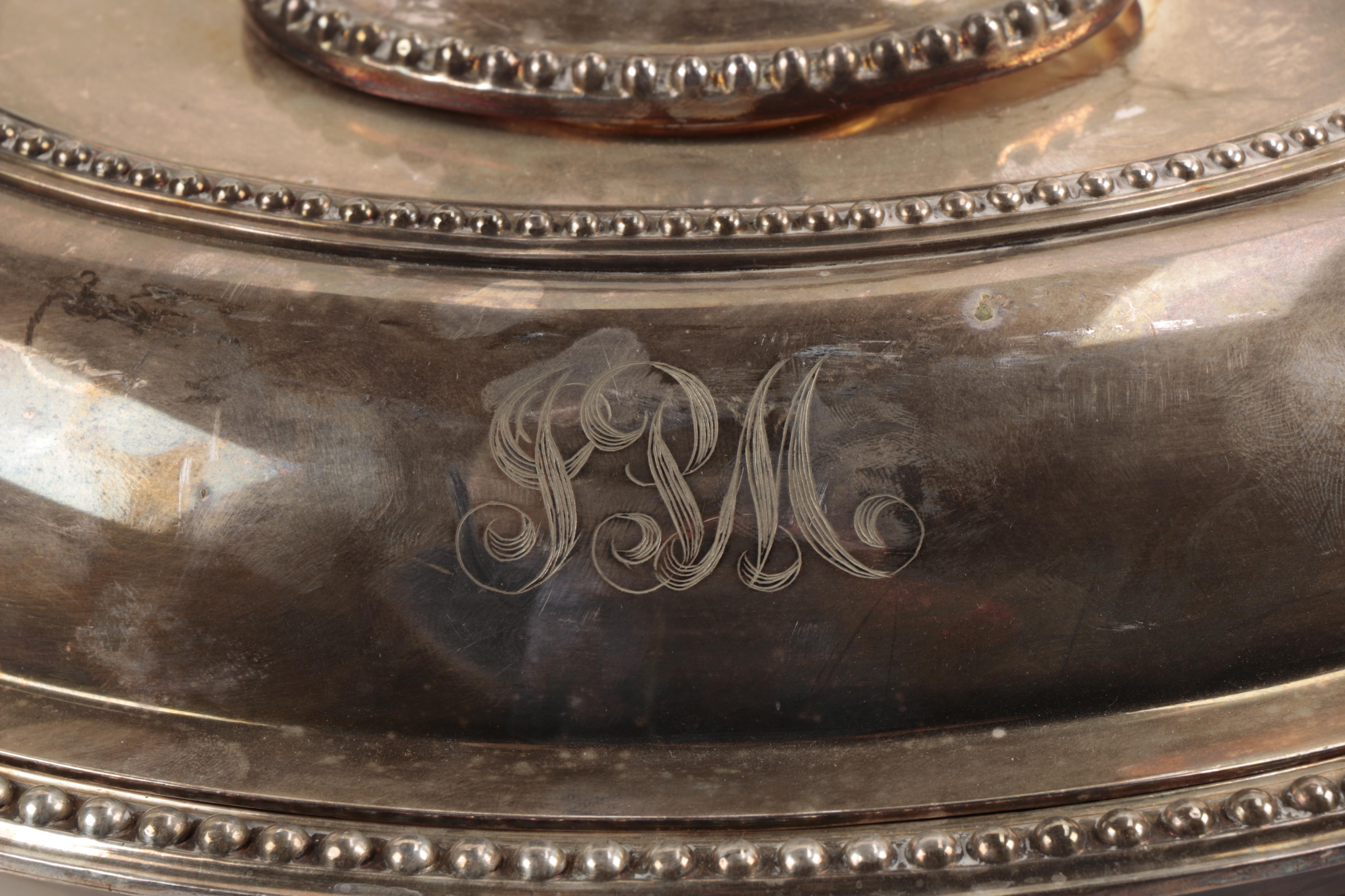 Gorham "Paul Revere" Bowl and Other Silver Plate Servingware