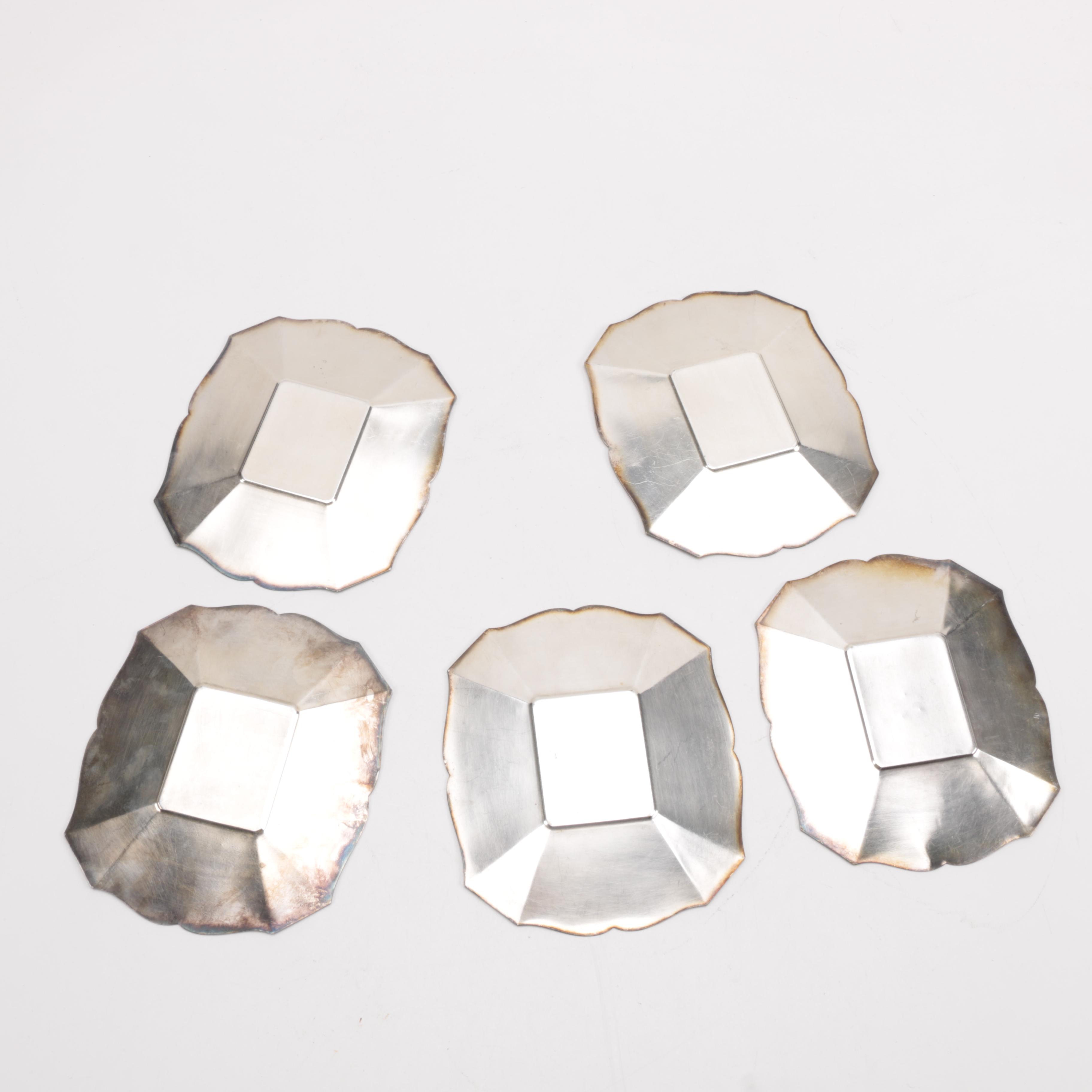 Gorham "Paul Revere" Bowl and Other Silver Plate Servingware