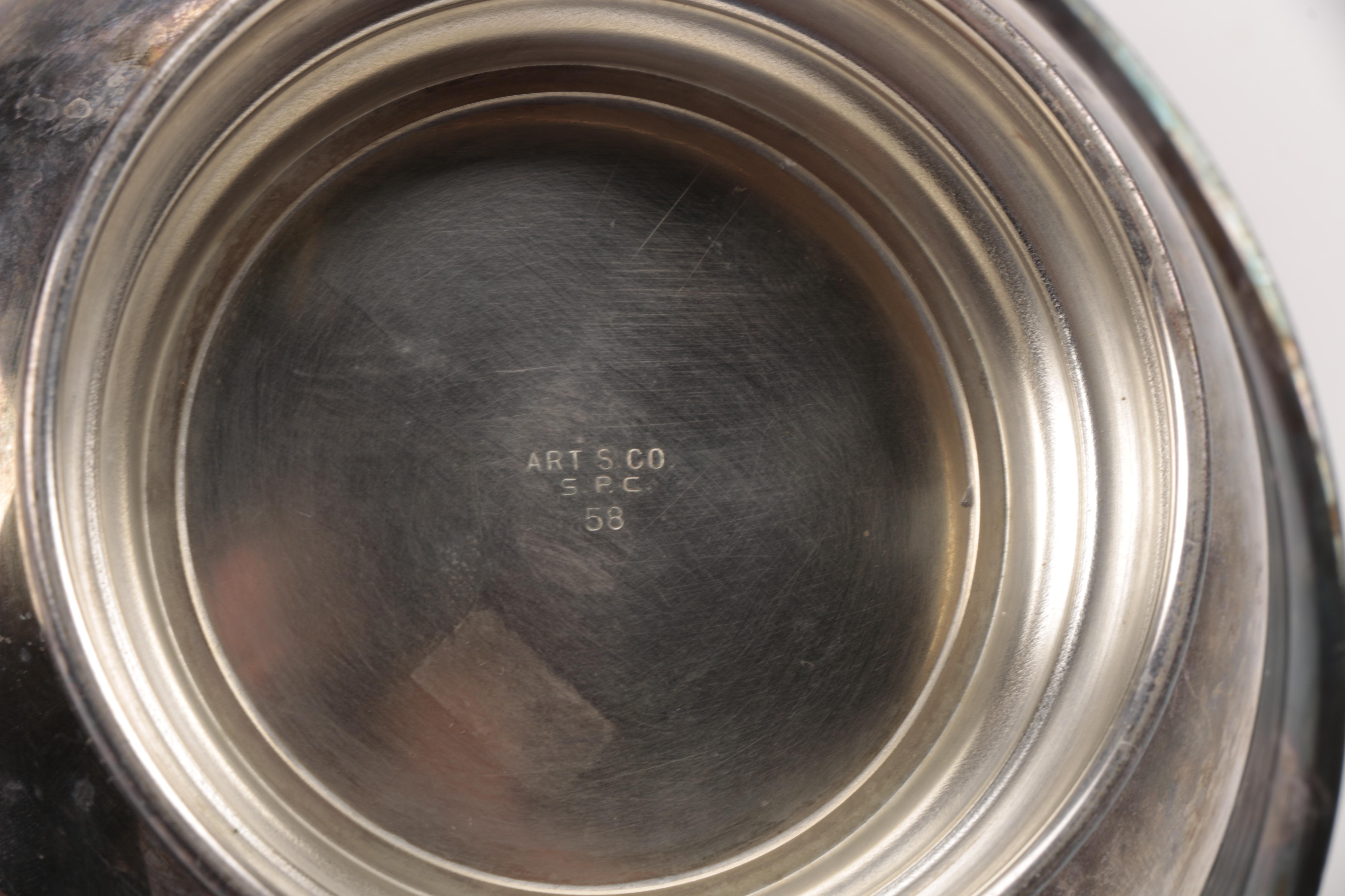 Gorham "Paul Revere" Bowl and Other Silver Plate Servingware