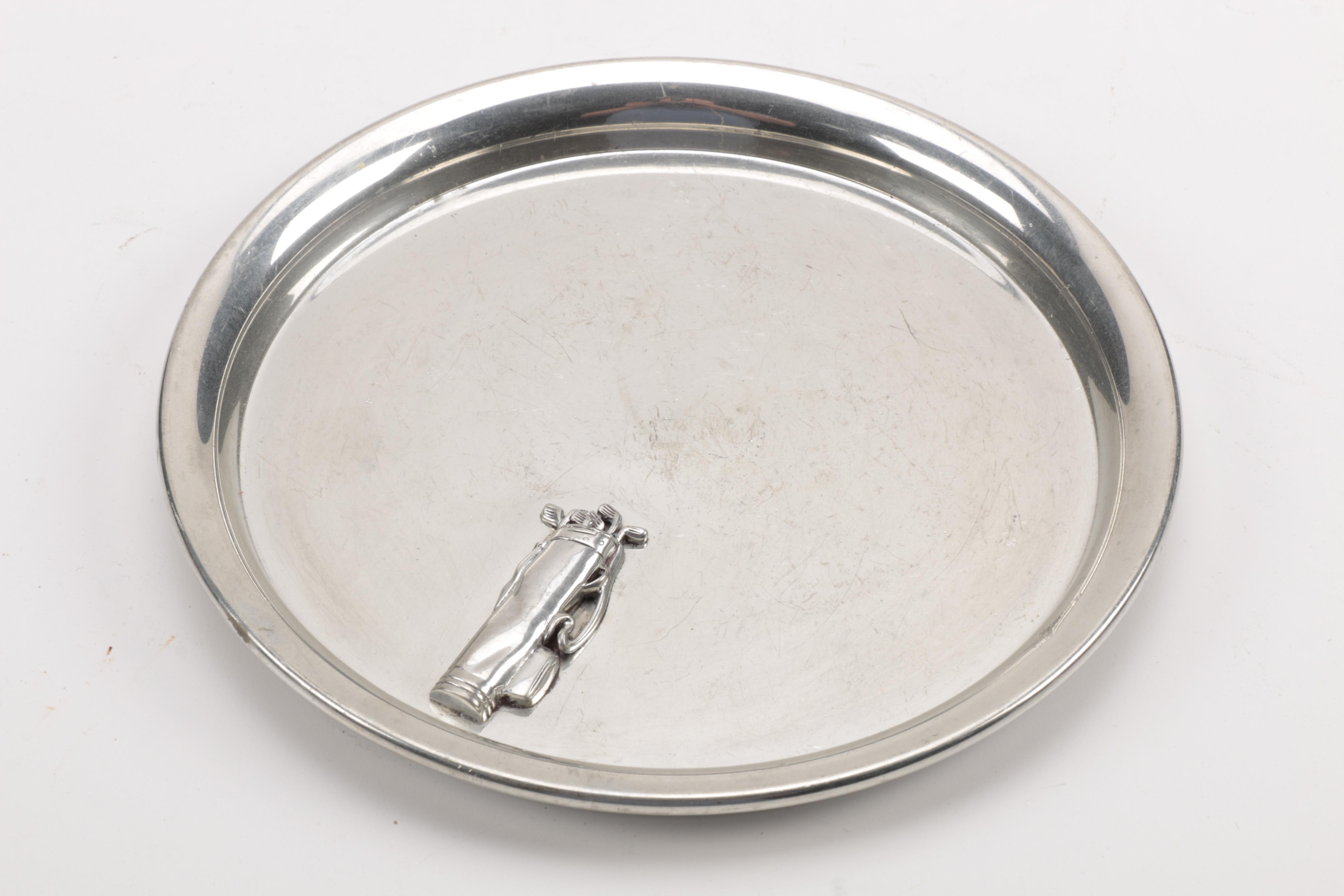 Gorham "Paul Revere" Bowl and Other Silver Plate Servingware