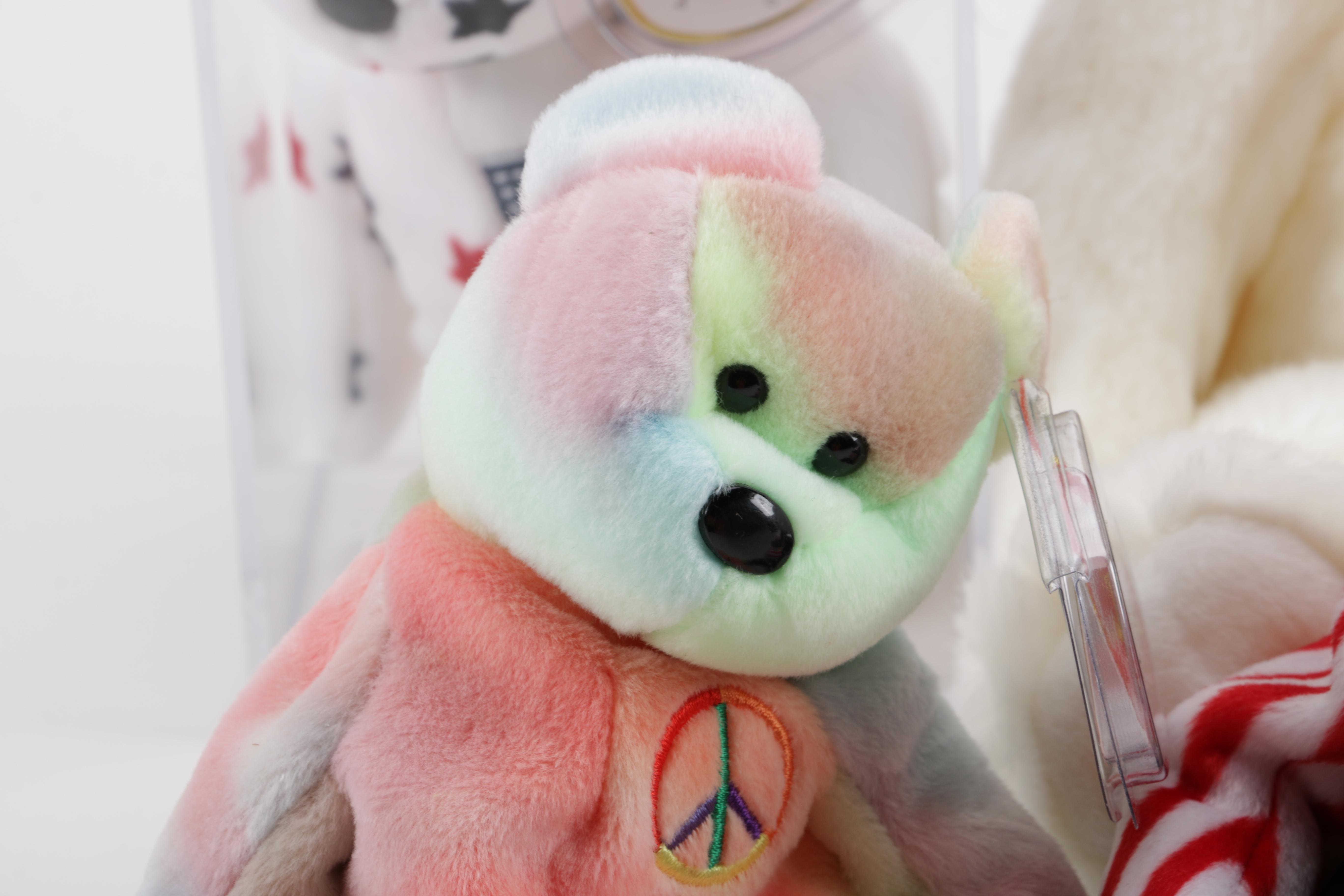 Collection of Beanie Babies and Beanie Buddy