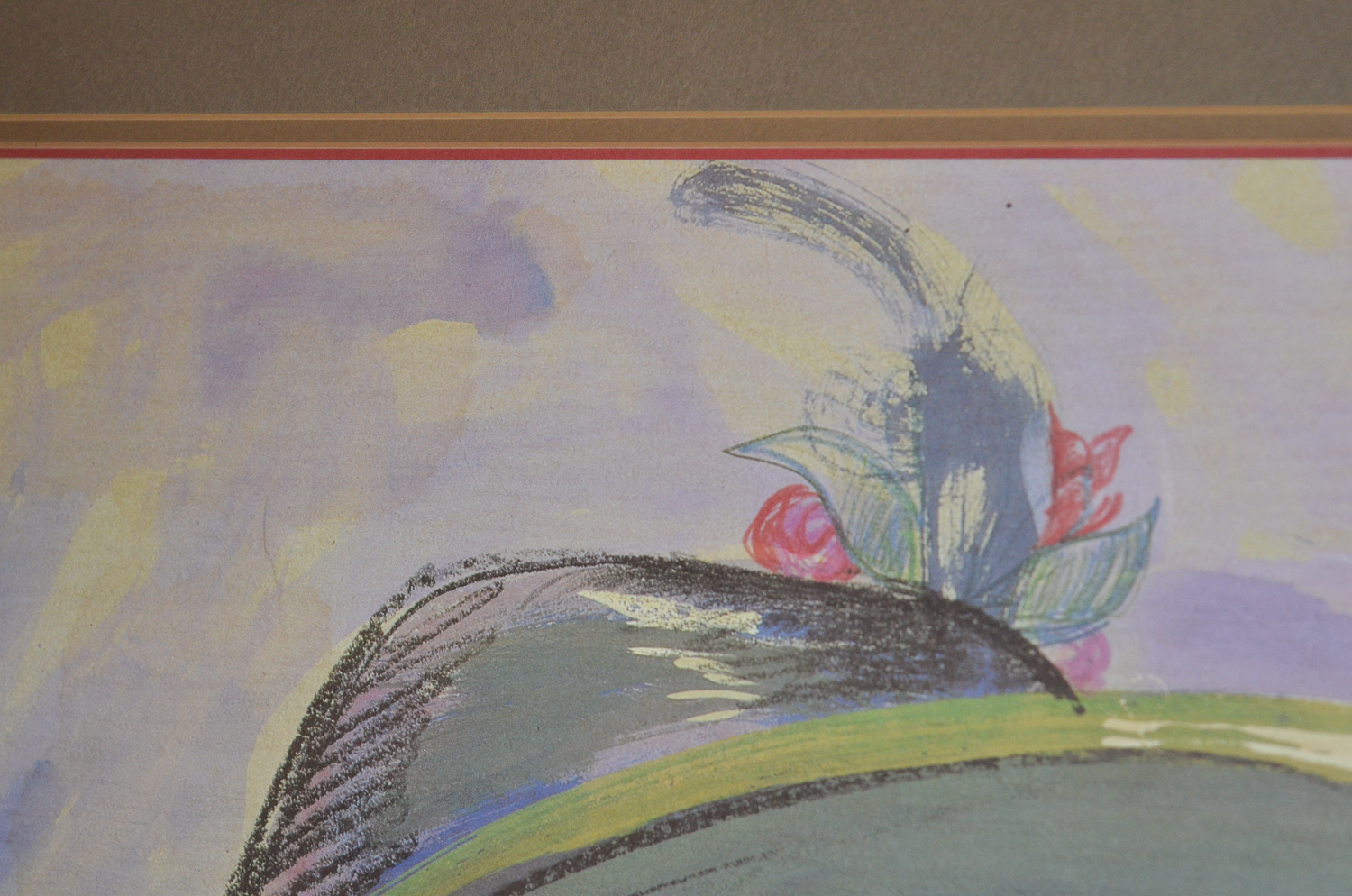 Offset Lithograph After Maria Brilli of Clown