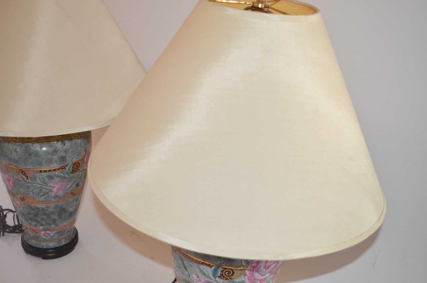 East Asian Inspired Ceramic Table Lamps