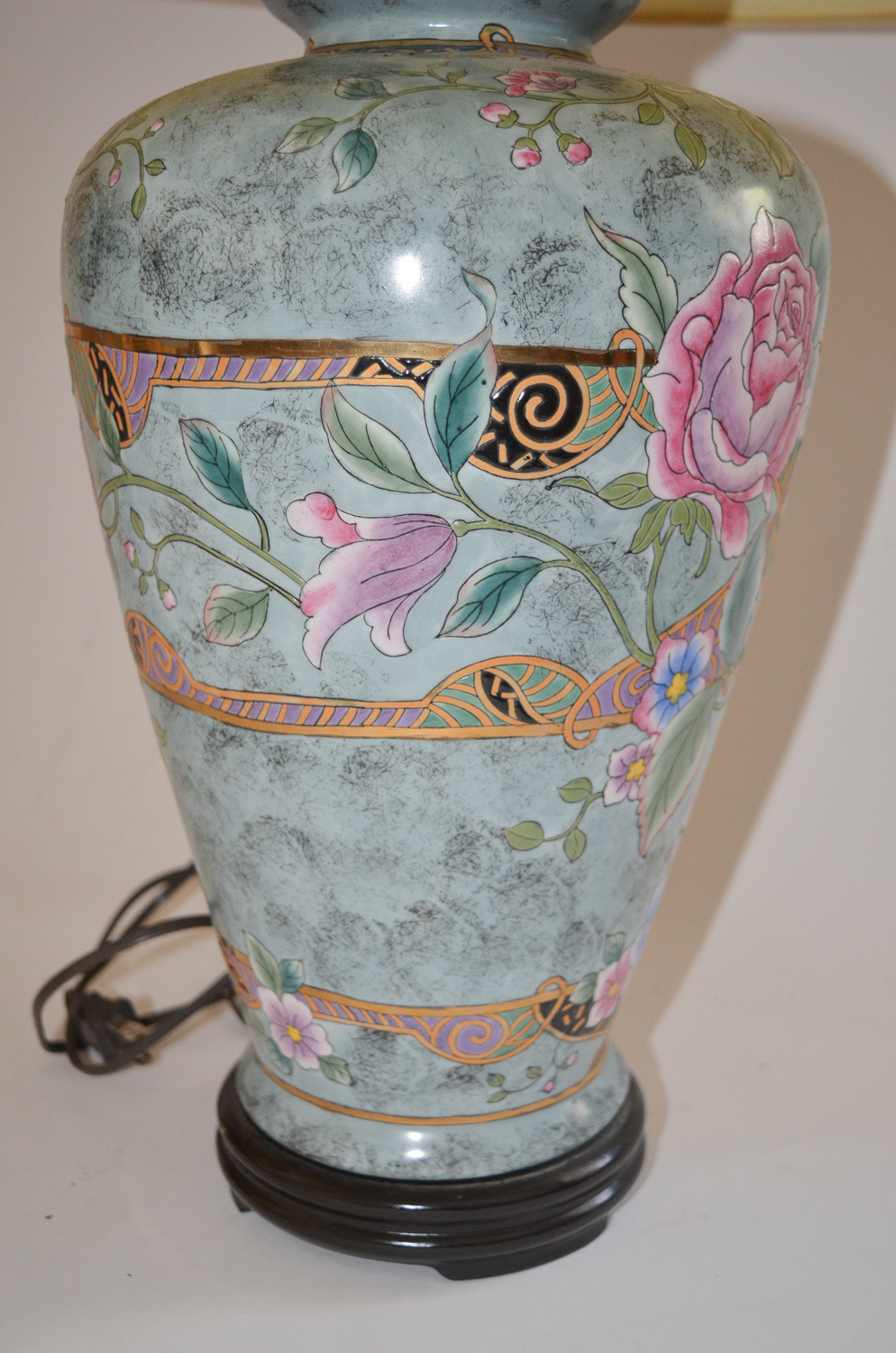 East Asian Inspired Ceramic Table Lamps