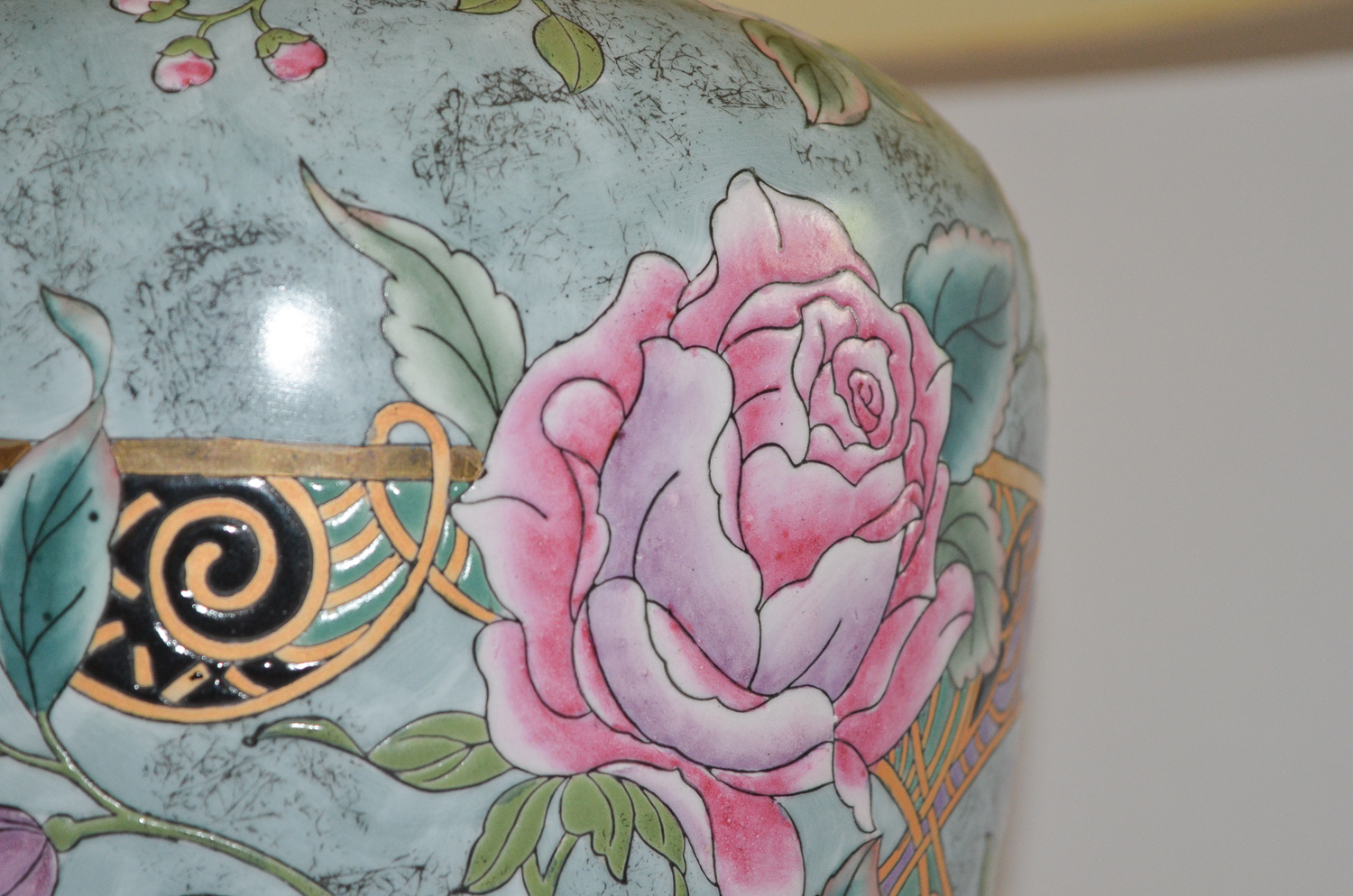 East Asian Inspired Ceramic Table Lamps