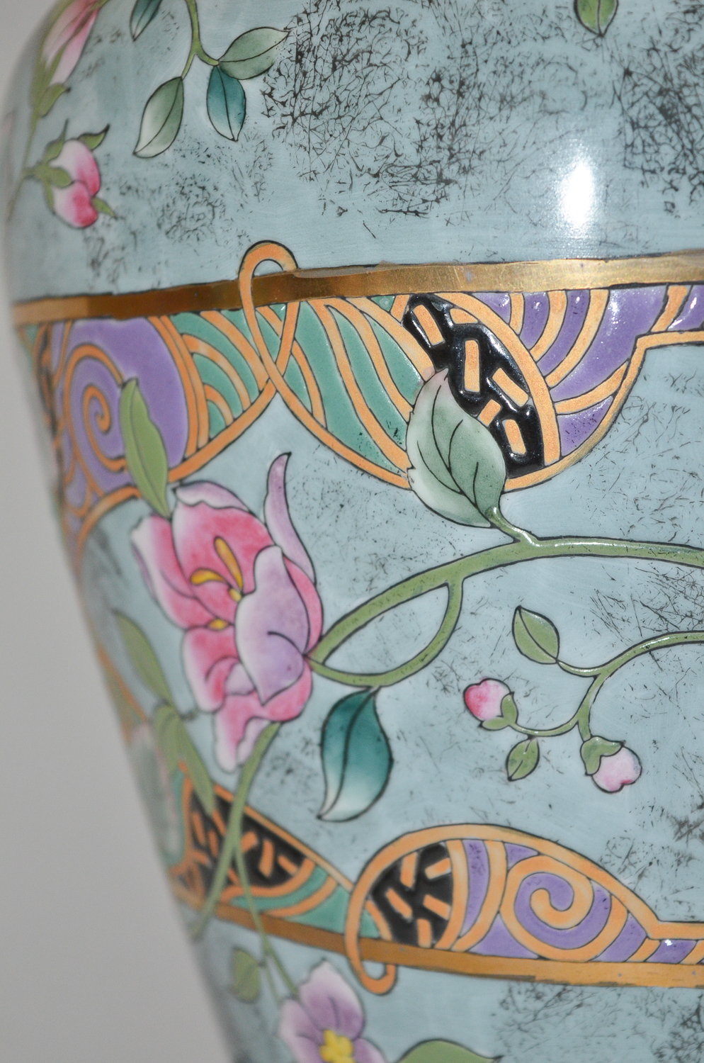 East Asian Inspired Ceramic Table Lamps