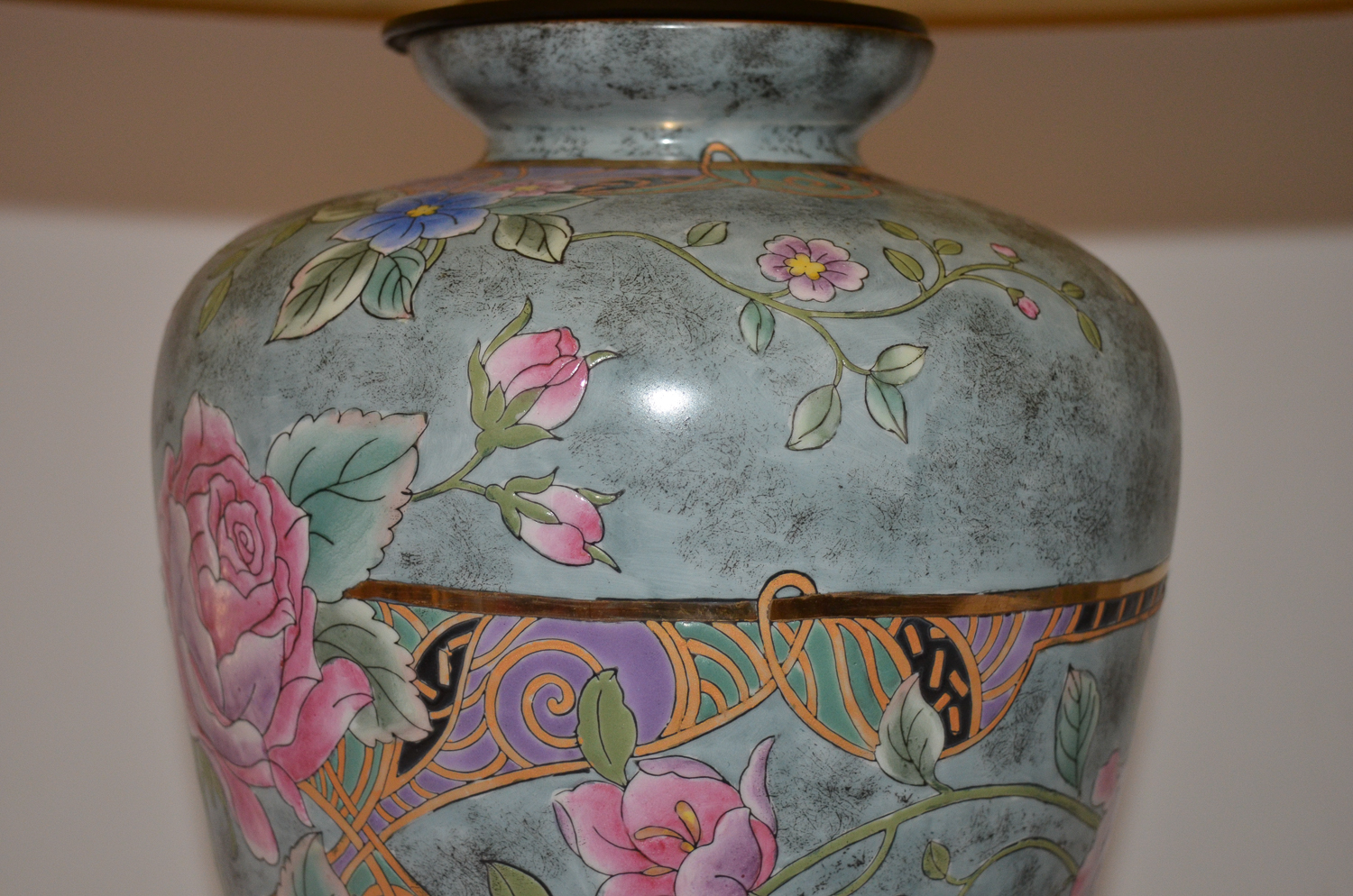 East Asian Inspired Ceramic Table Lamps