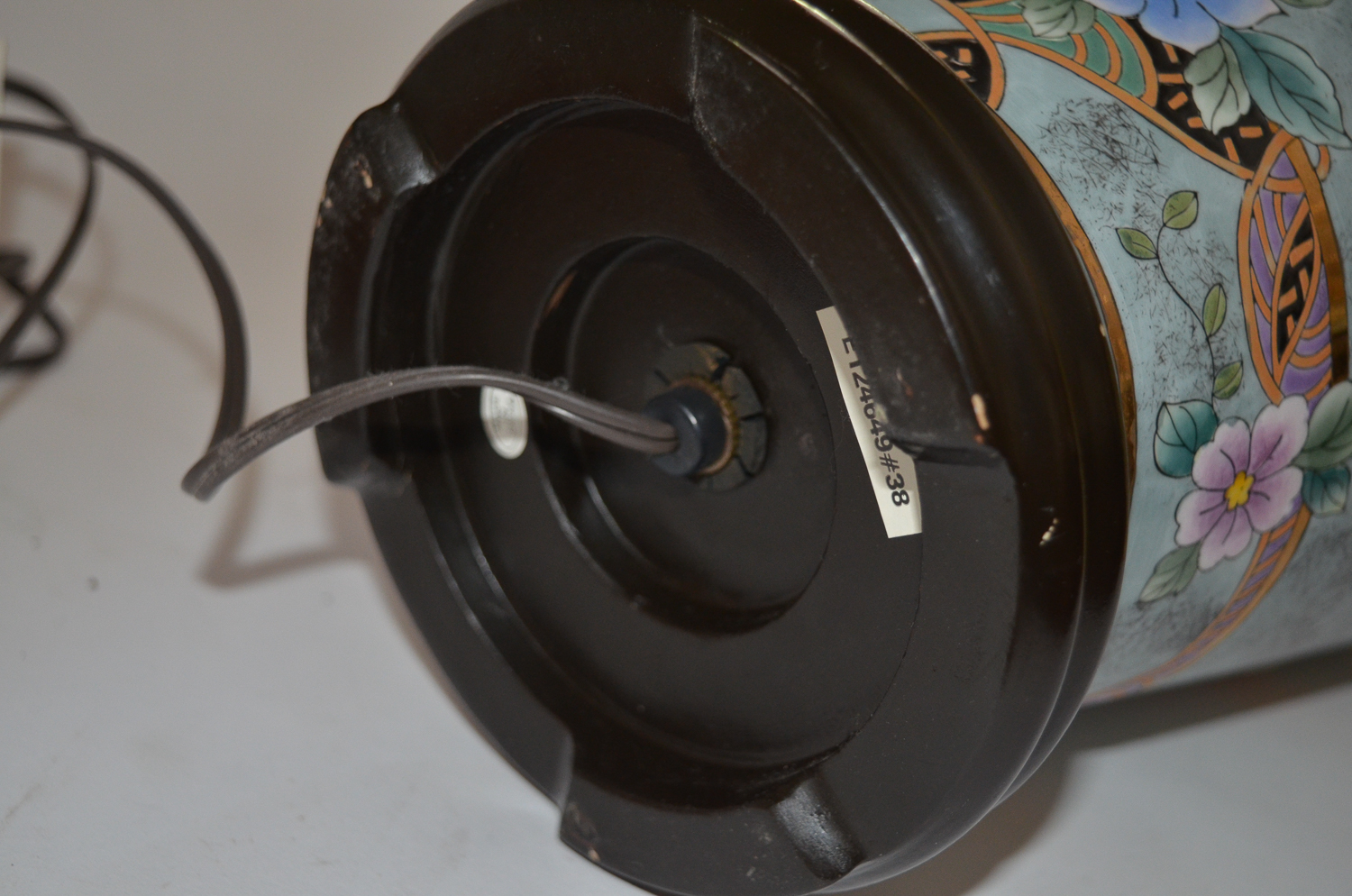 East Asian Inspired Ceramic Table Lamps