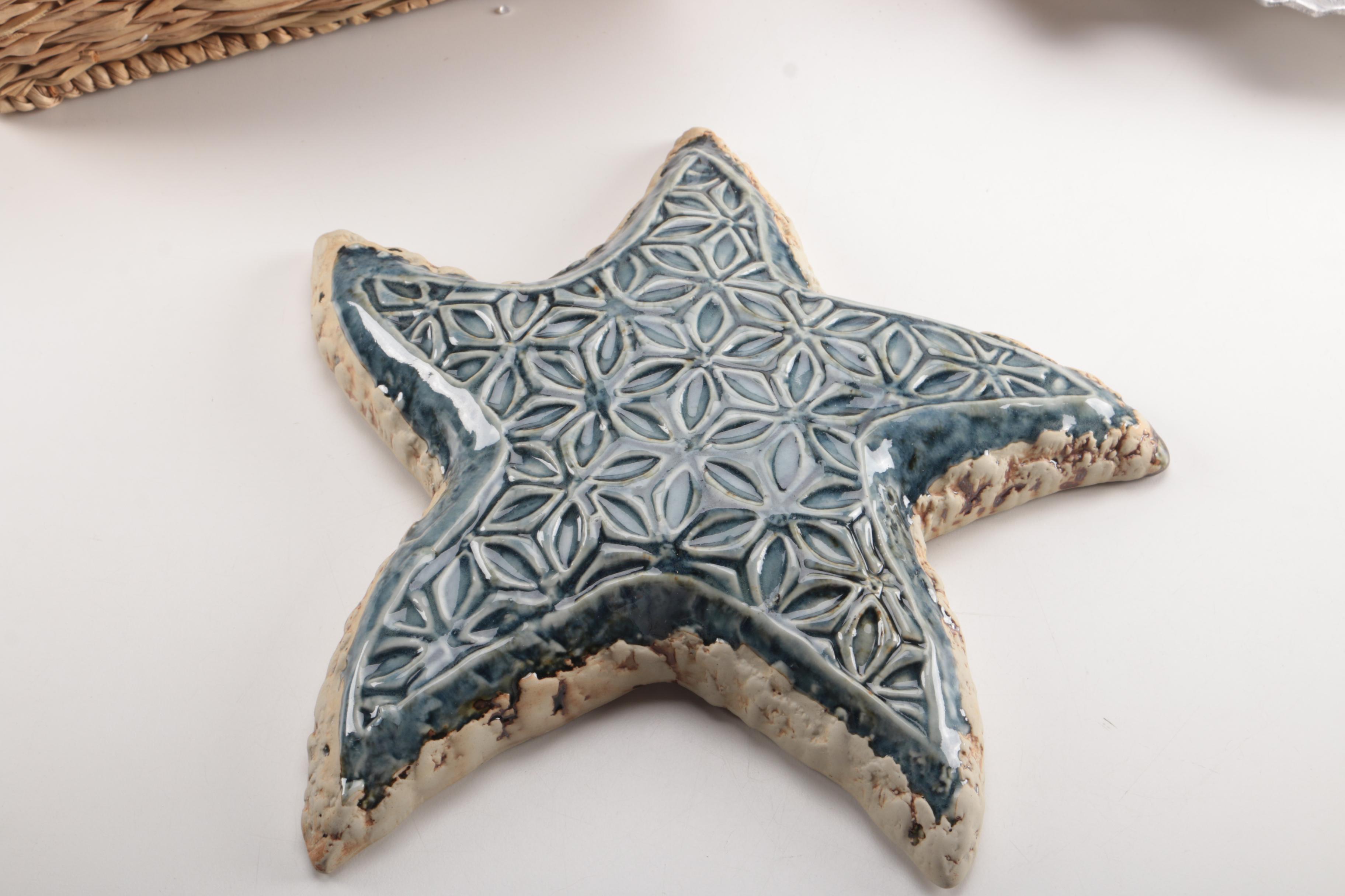 Assortment of Beach Themed Decor