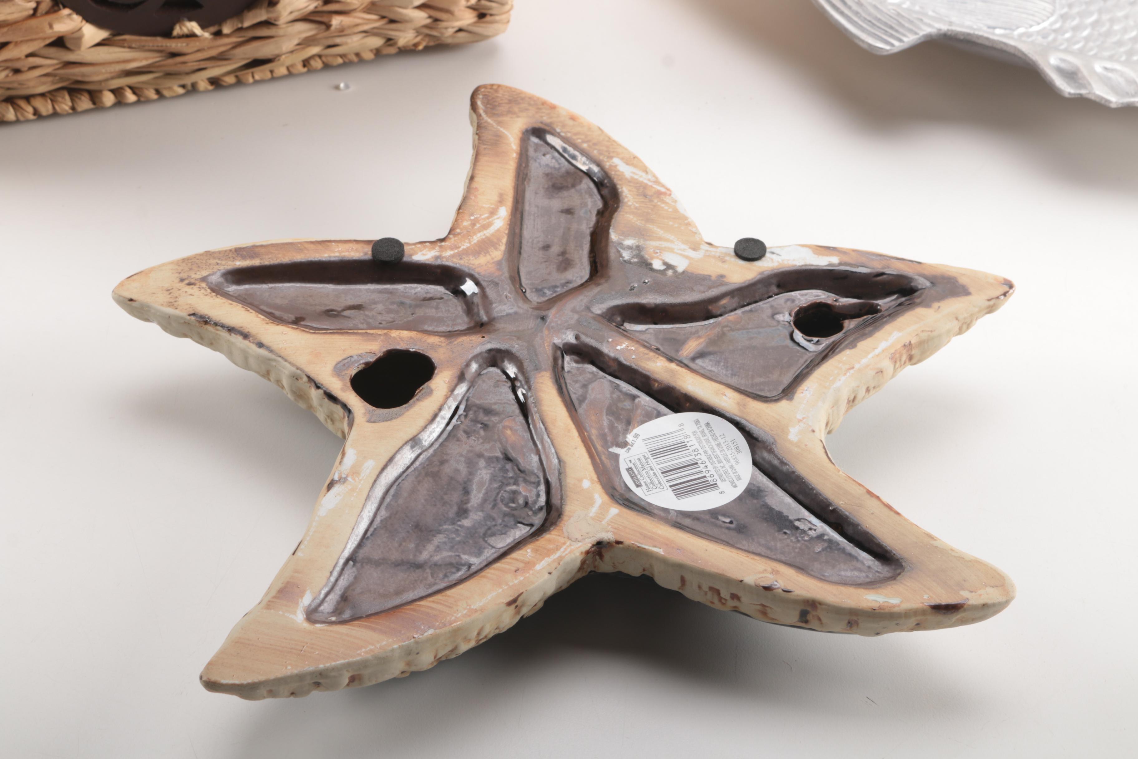 Assortment of Beach Themed Decor