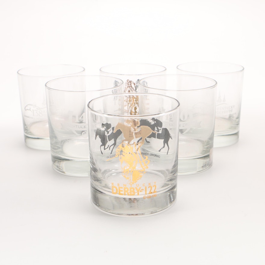 Kentucky Derby Old Fashioned Glasses