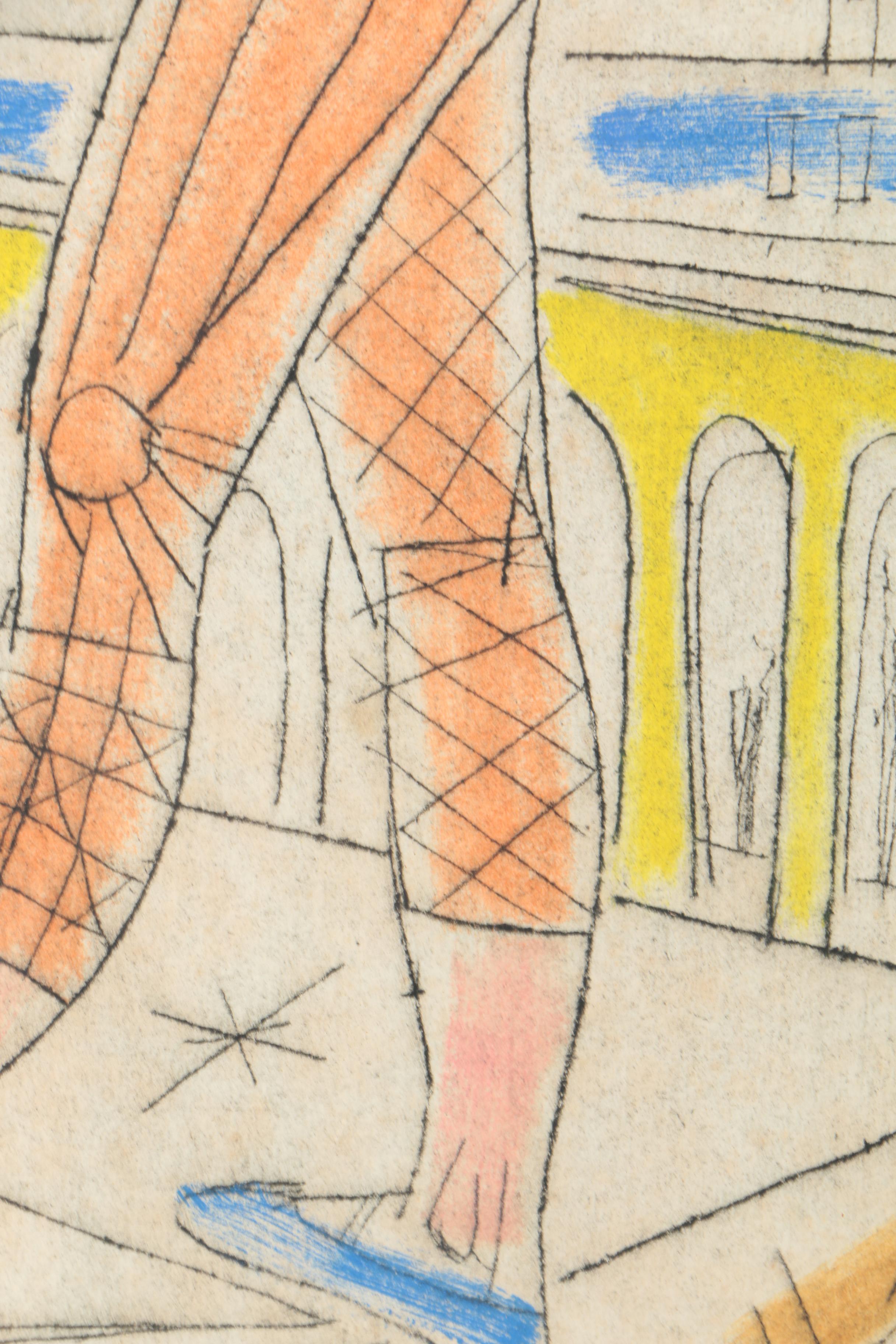 Irving Amen Limited Edition Etching "Young Dancer"