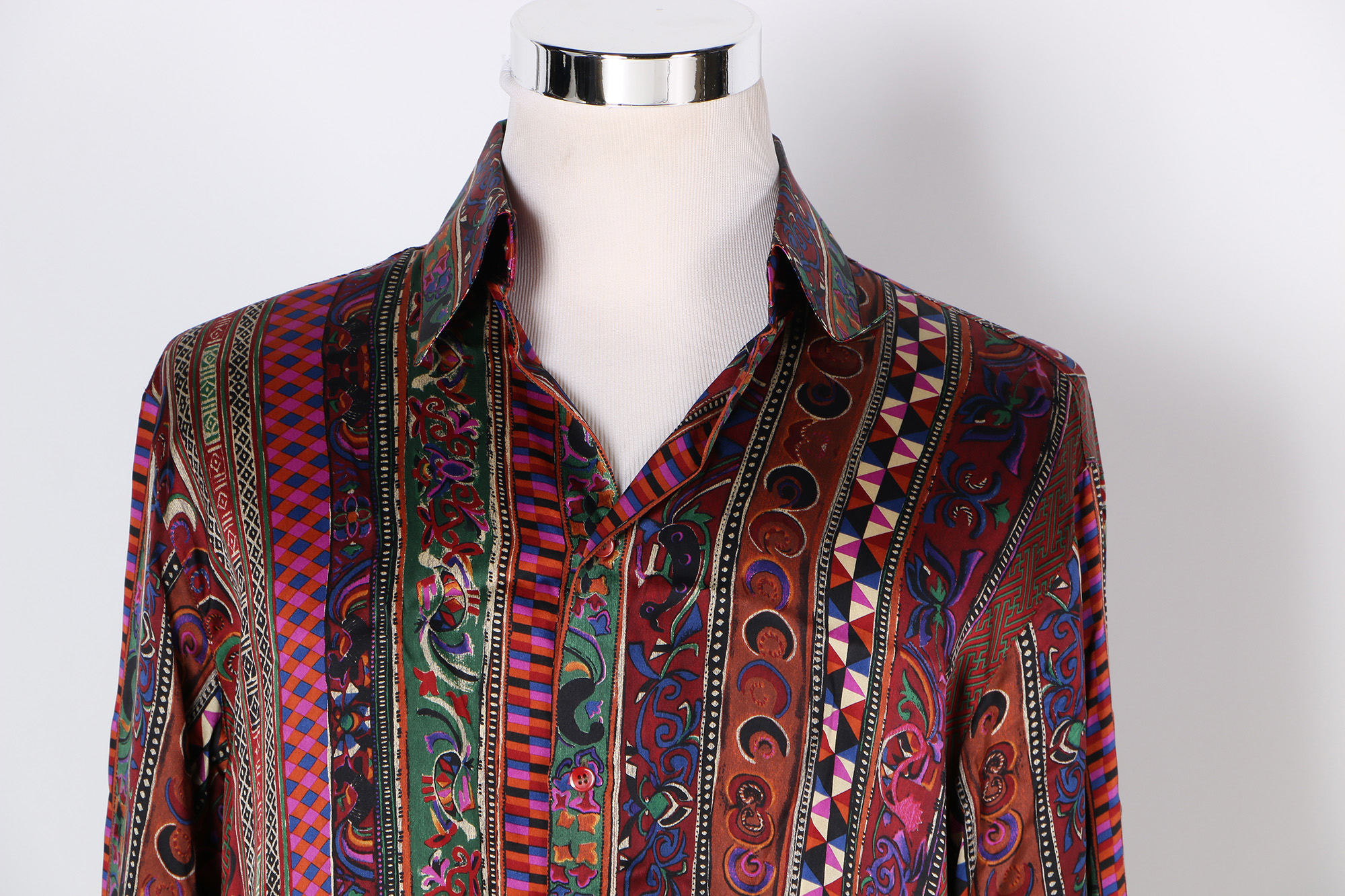 Men's Versace Silk Casual Shirt